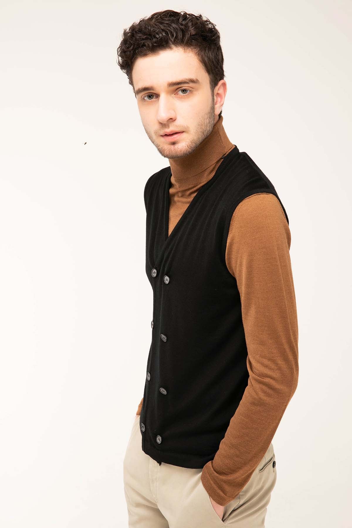 Manifattura Kruvaze Triko Yelek-Libas Trendy Fashion Store