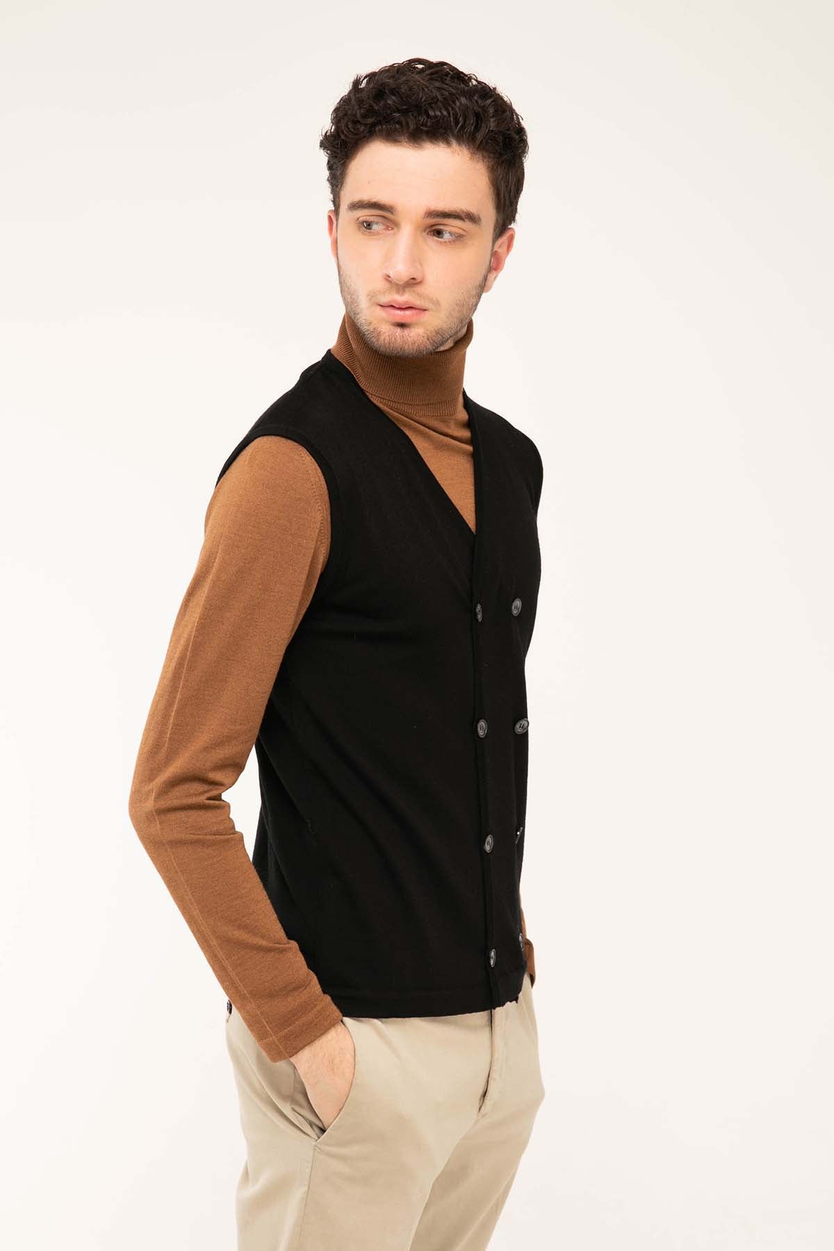 Manifattura Kruvaze Triko Yelek-Libas Trendy Fashion Store