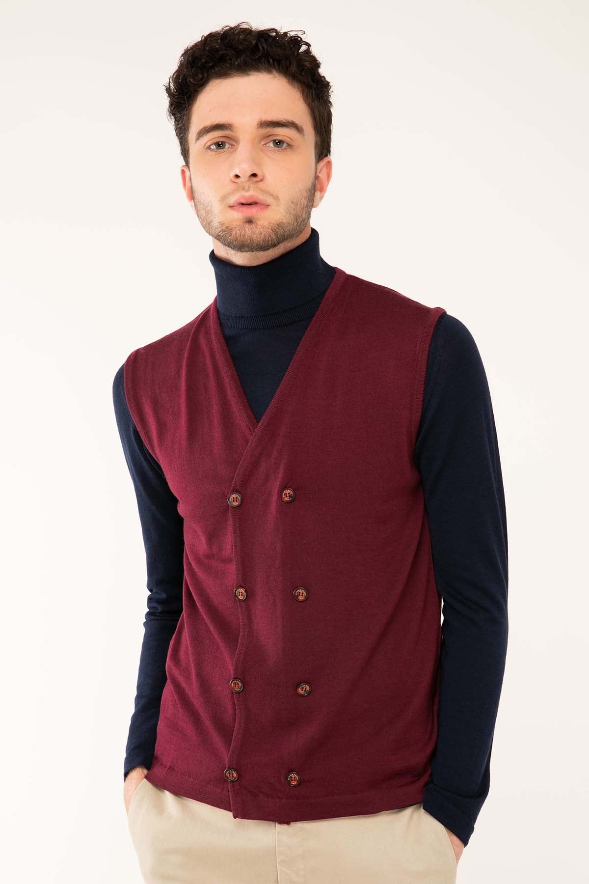 Manifattura Kruvaze Triko Yelek-Libas Trendy Fashion Store