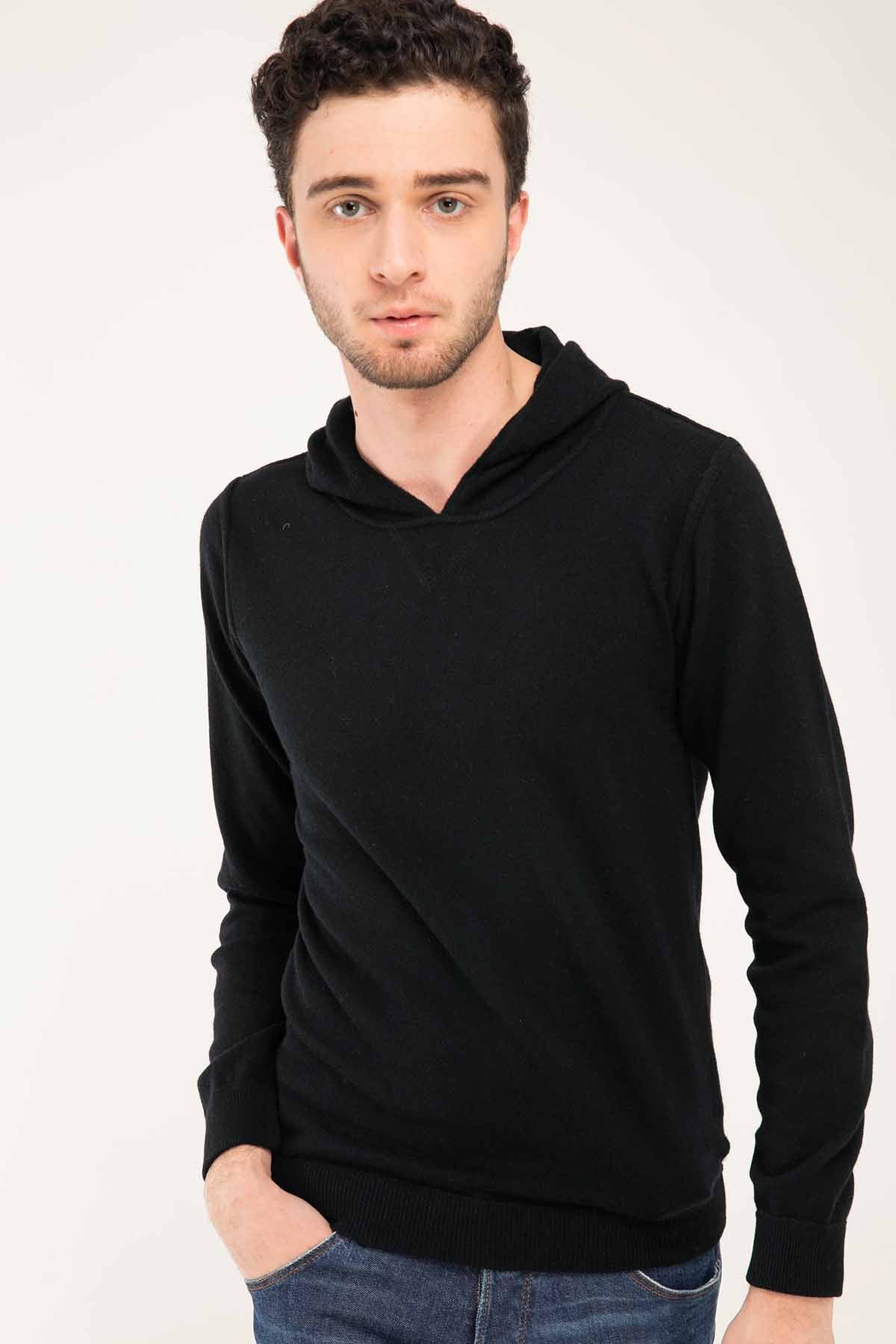 Manifattura Kapüşonlu Kaşmirli Triko-Libas Trendy Fashion Store