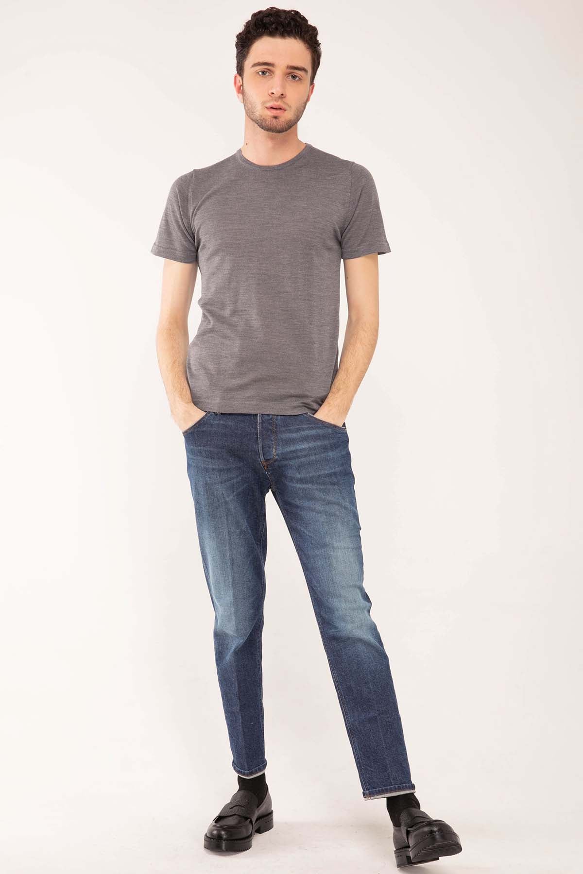 Manifattura İpek Yün Kısa Kollu Triko-Libas Trendy Fashion Store