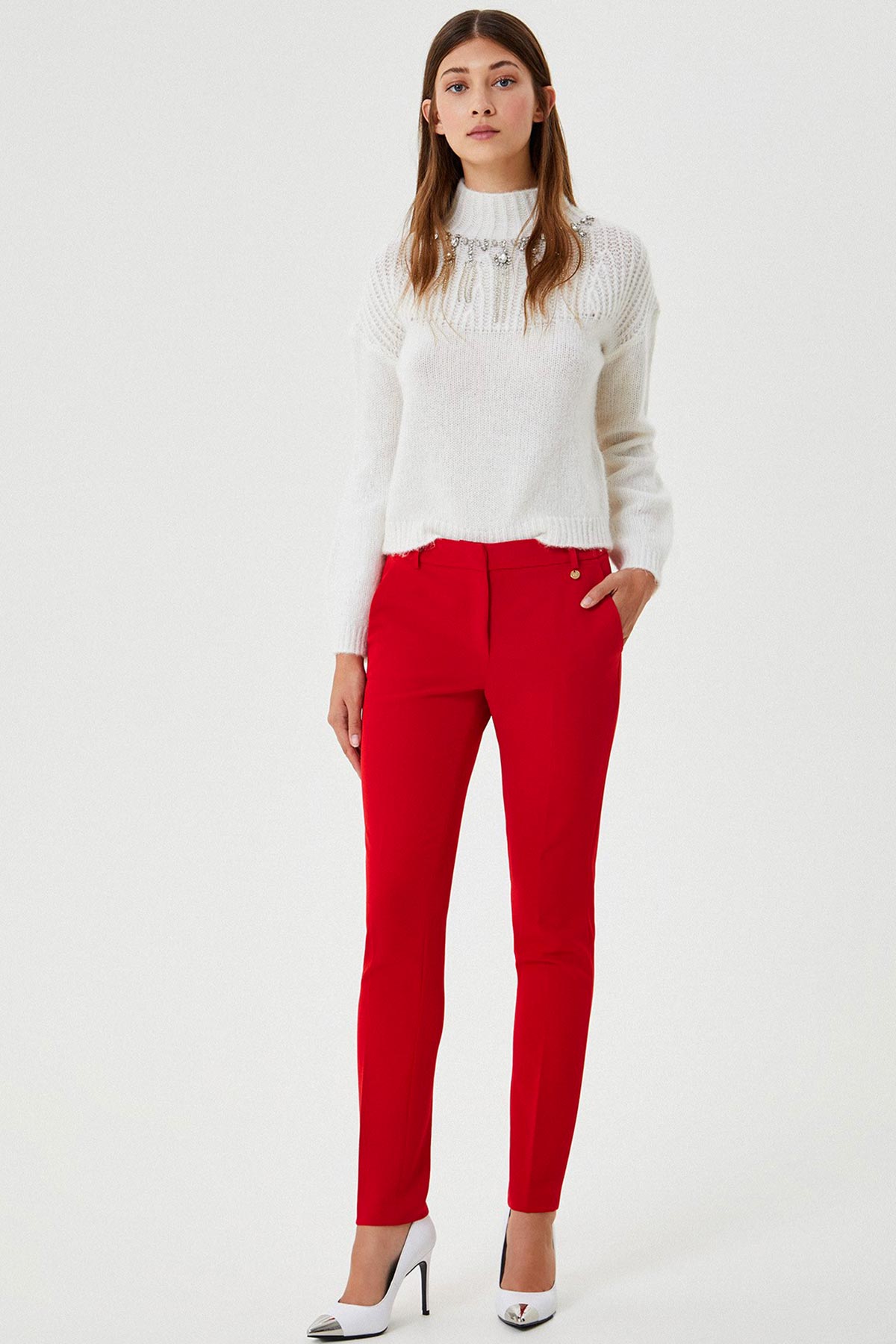 Liu Jo Balıkçı Yaka Kolyeli Triko-Libas Trendy Fashion Store