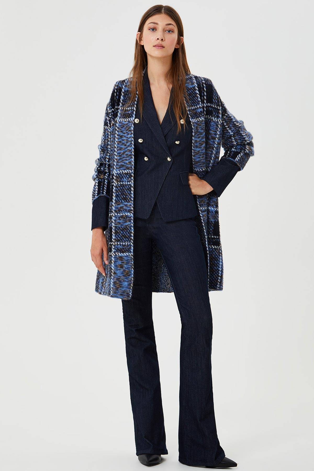 Liu Jo Ekoseli Ceket-Libas Trendy Fashion Store