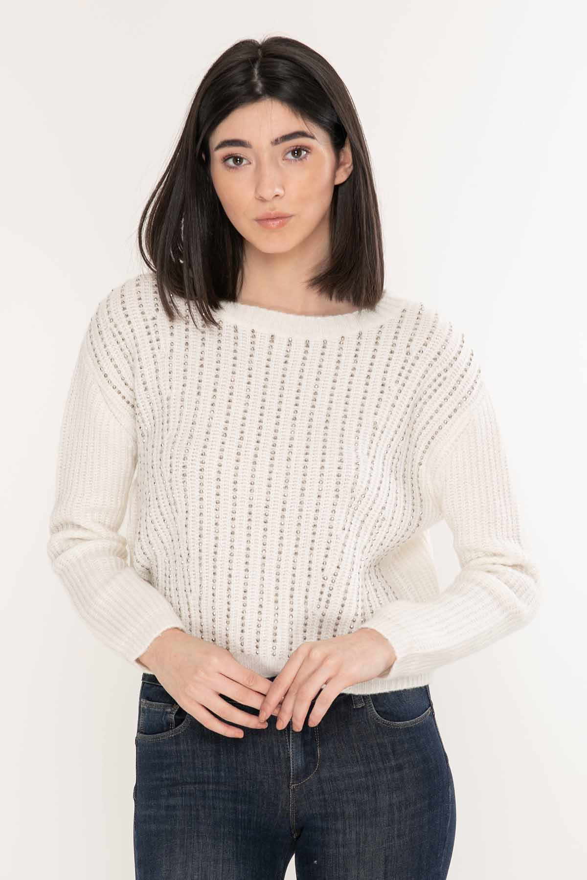 Liu Jo Yuvarlak Yaka Troklu Triko-Libas Trendy Fashion Store