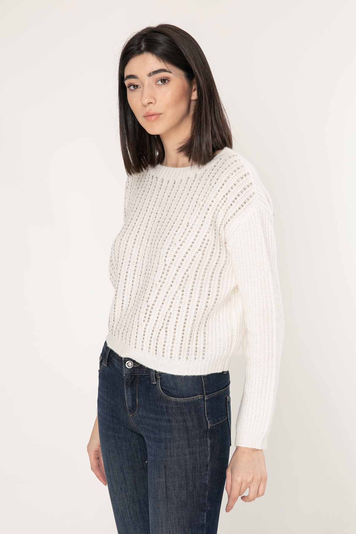 Liu Jo Yuvarlak Yaka Troklu Triko-Libas Trendy Fashion Store