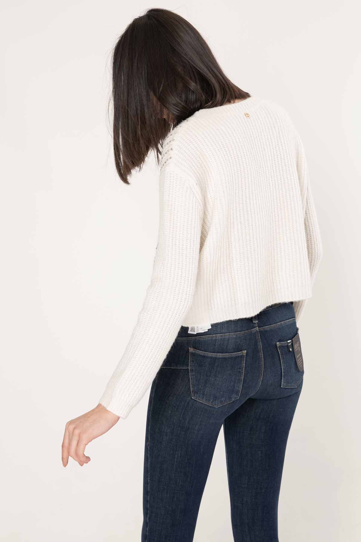 Liu Jo Yuvarlak Yaka Troklu Triko-Libas Trendy Fashion Store