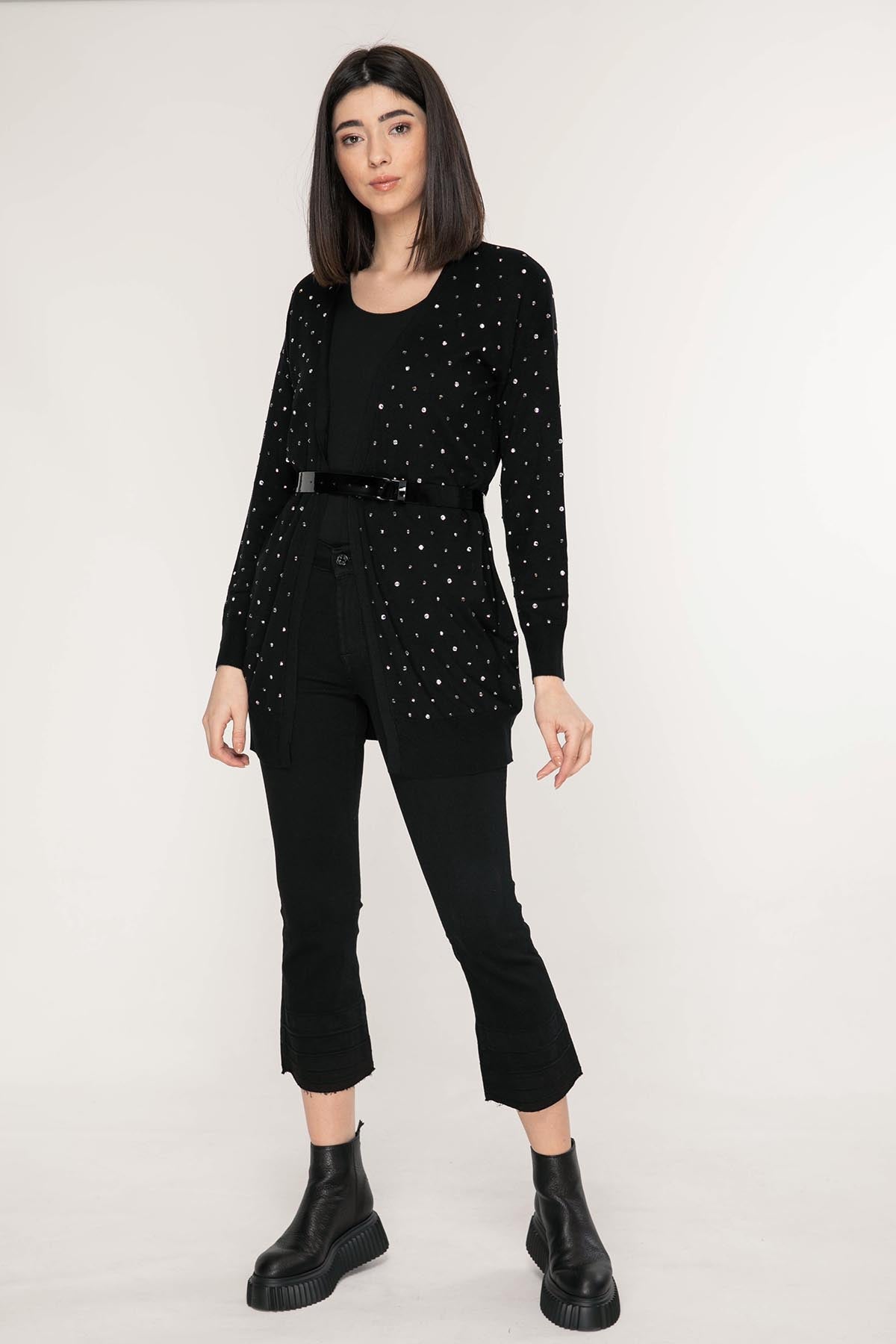 Liu Jo Kemerli Triko Ceket-Libas Trendy Fashion Store