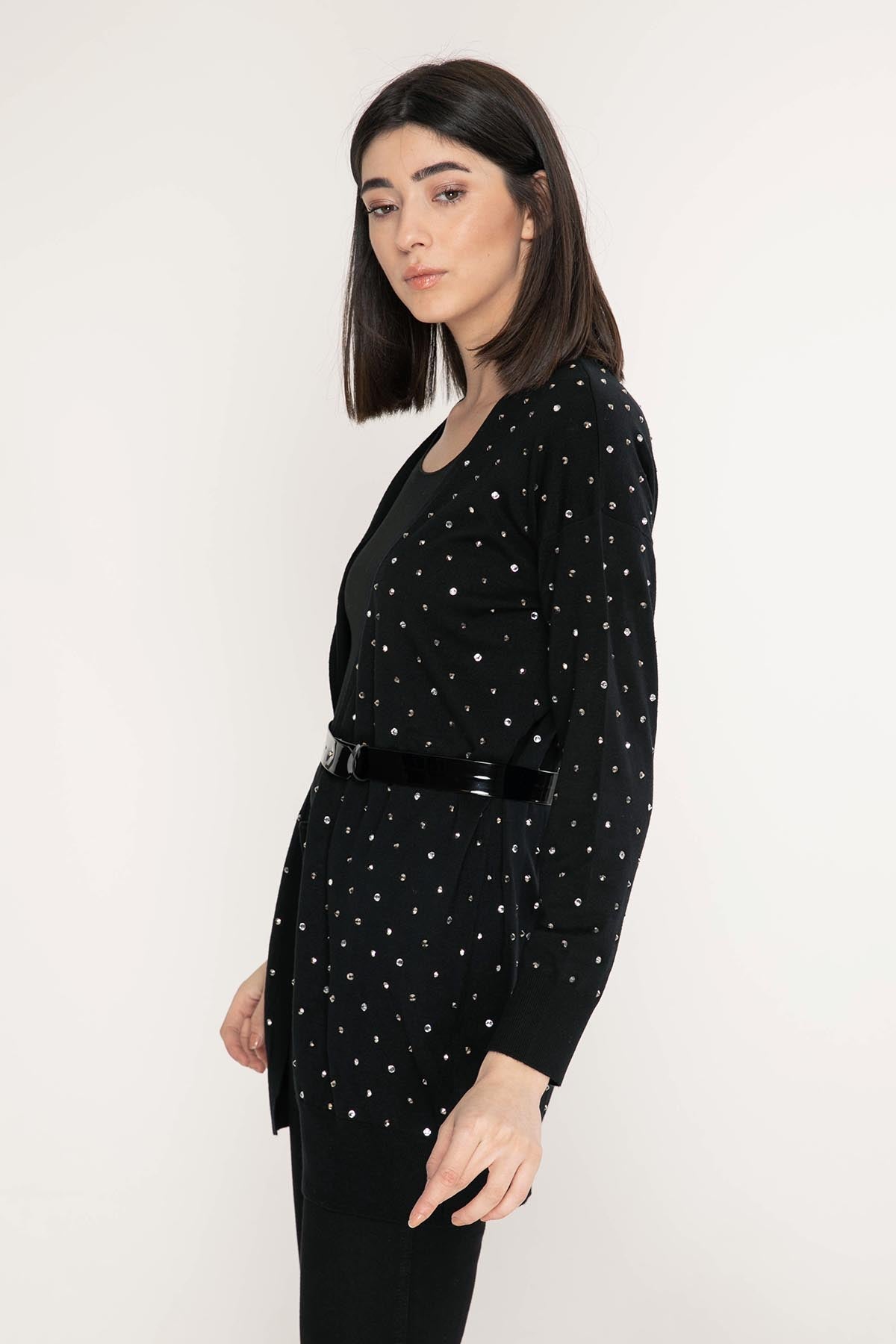 Liu Jo Kemerli Triko Ceket-Libas Trendy Fashion Store