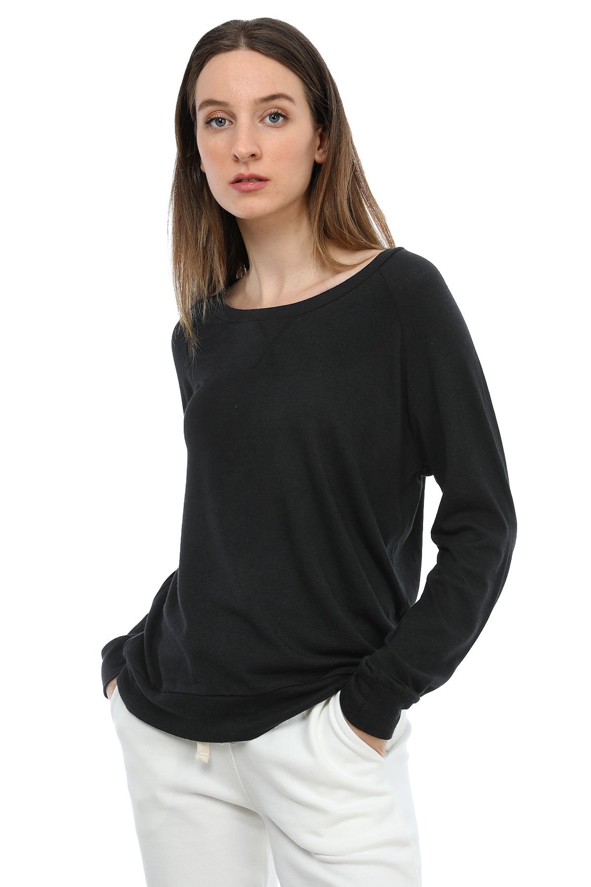 Tru Kayık Yaka Sweatshirt-Libas Trendy Fashion Store