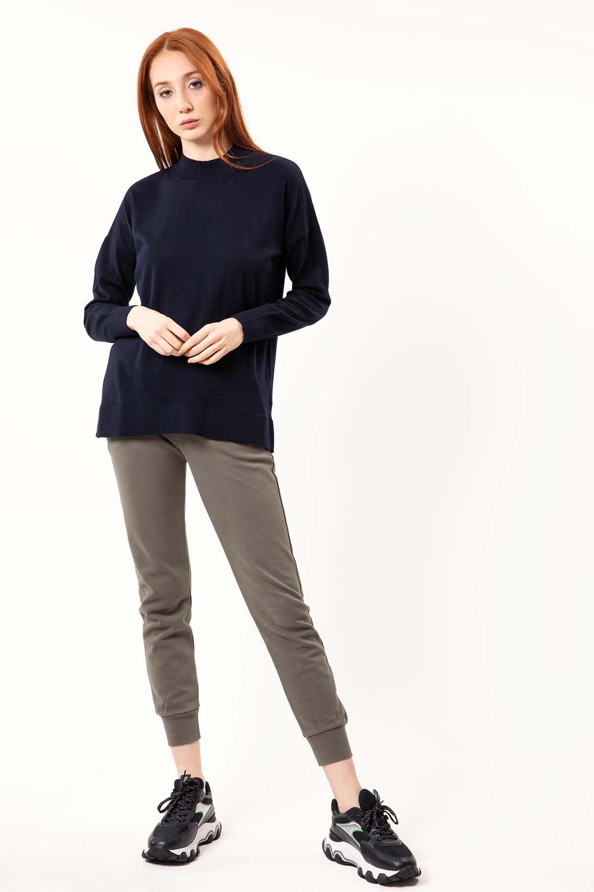 Tru Yarım Balıkçı Yaka Triko-Libas Trendy Fashion Store