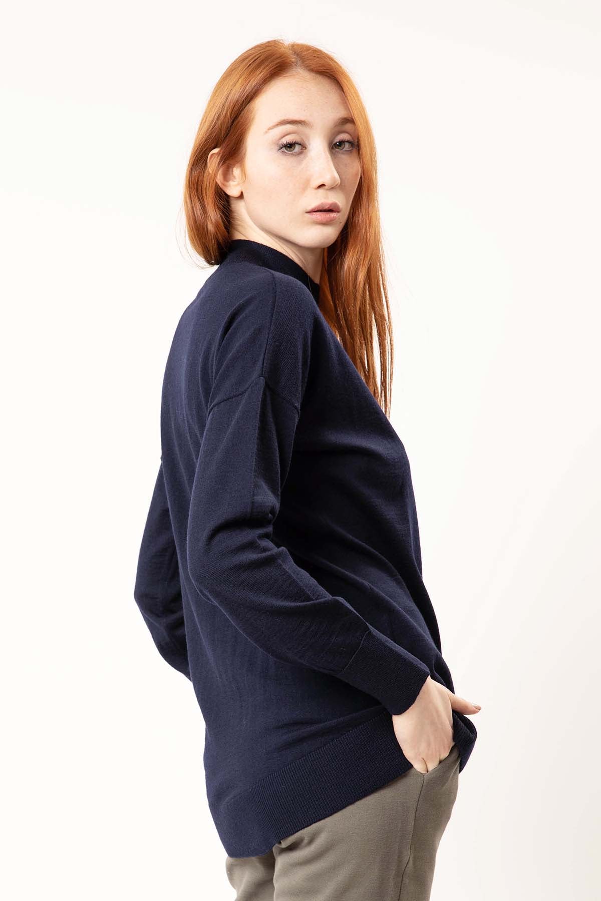 Tru Yarım Balıkçı Yaka Triko-Libas Trendy Fashion Store