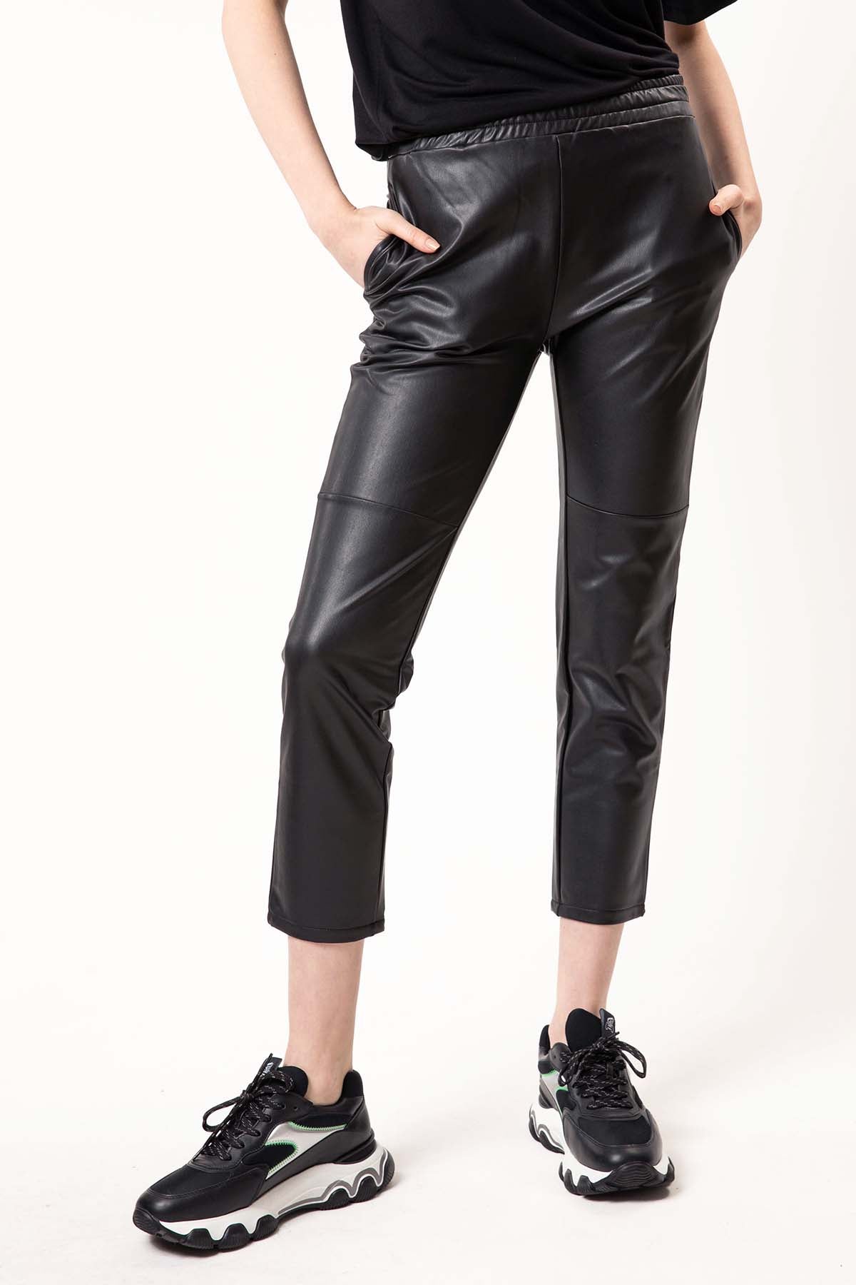 Tru Deri Pantolon-Libas Trendy Fashion Store