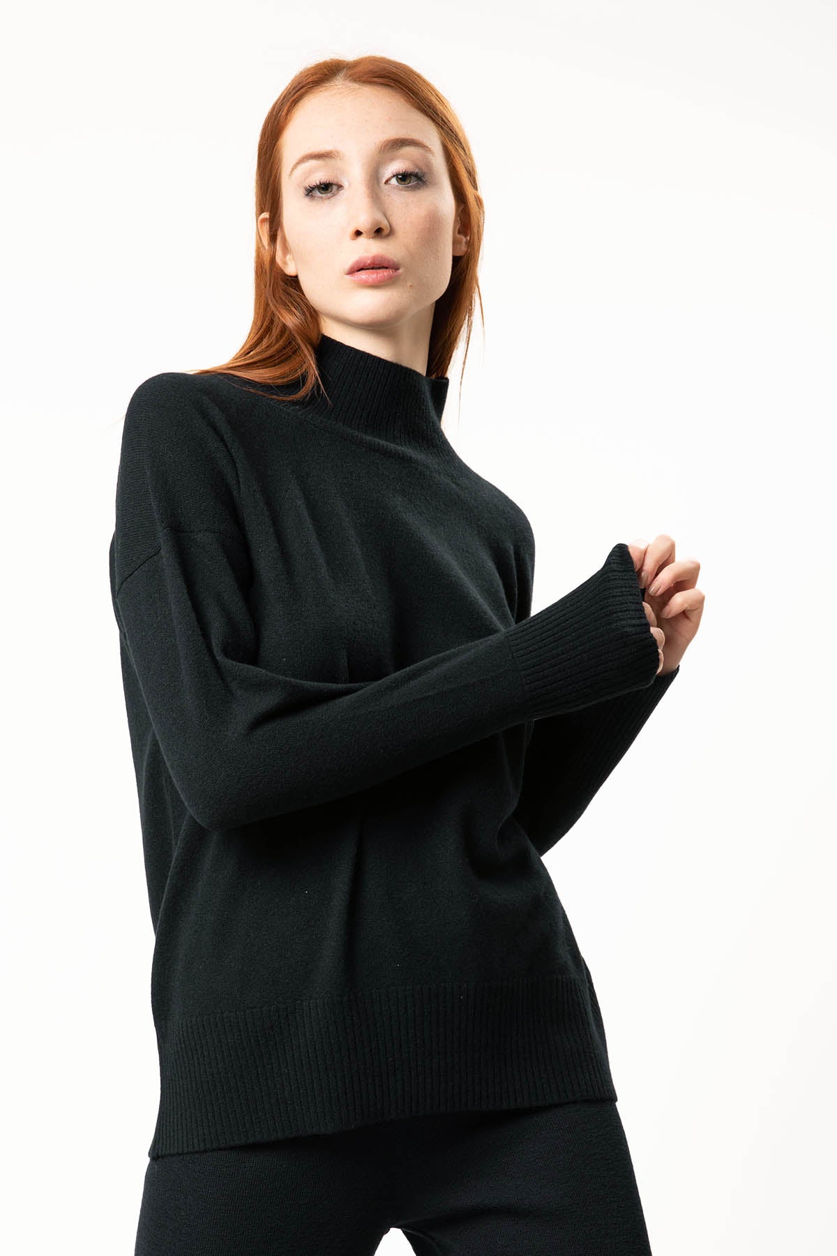 Tru Balıkçı Yaka Kaşmirli Triko-Libas Trendy Fashion Store