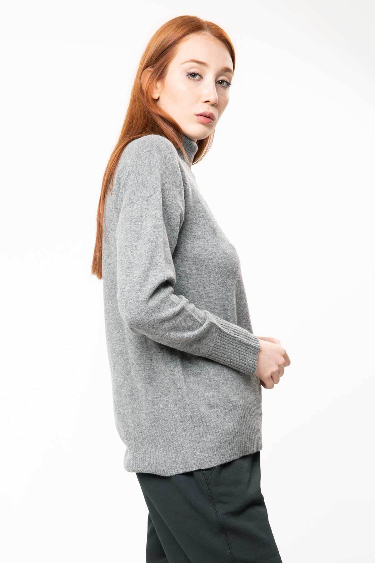 Tru Balıkçı Yaka Kaşmirli Triko-Libas Trendy Fashion Store