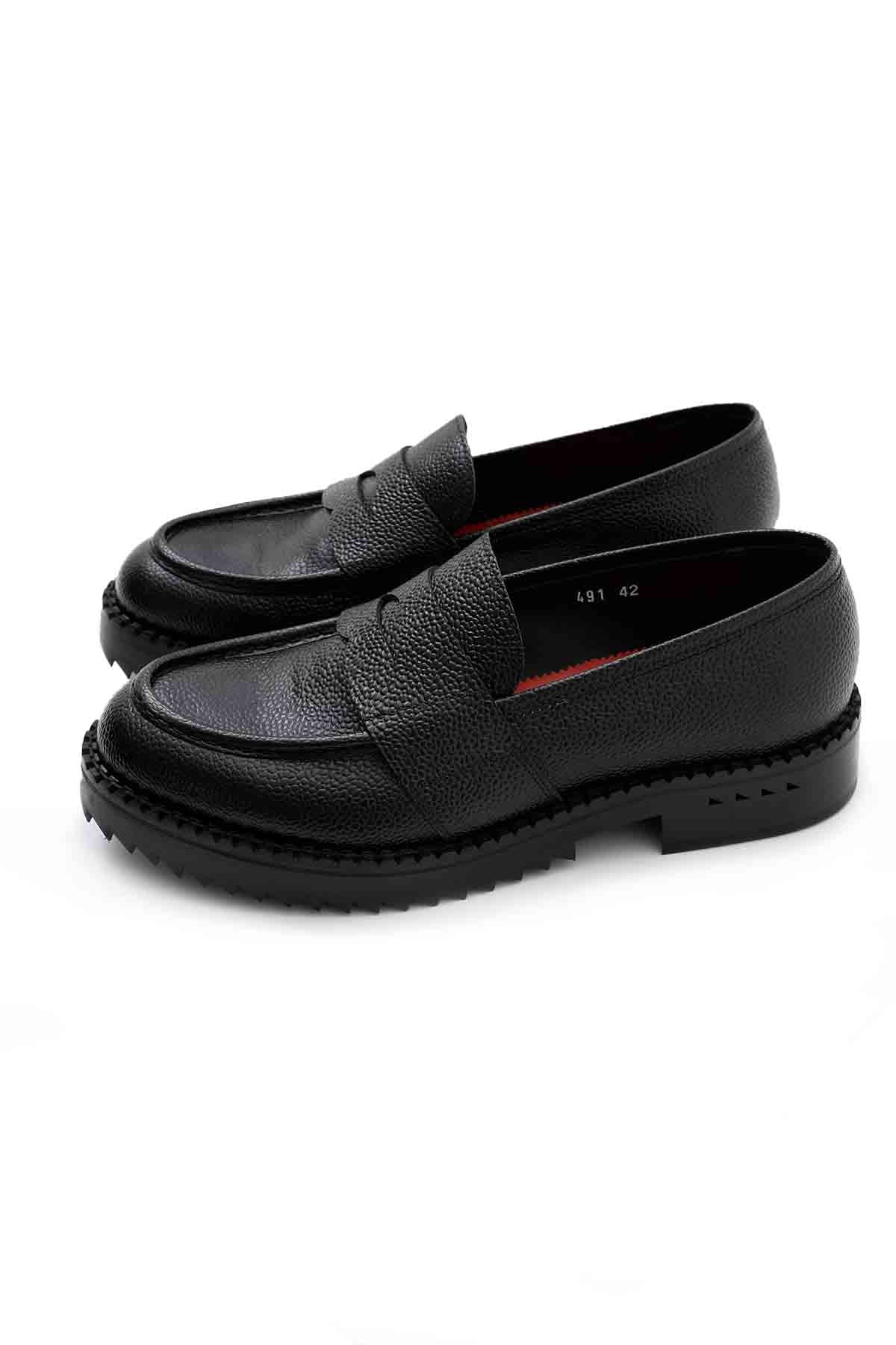 Attimonelli's Grenli Deri Loafer Ayakkabı-Libas Trendy Fashion Store