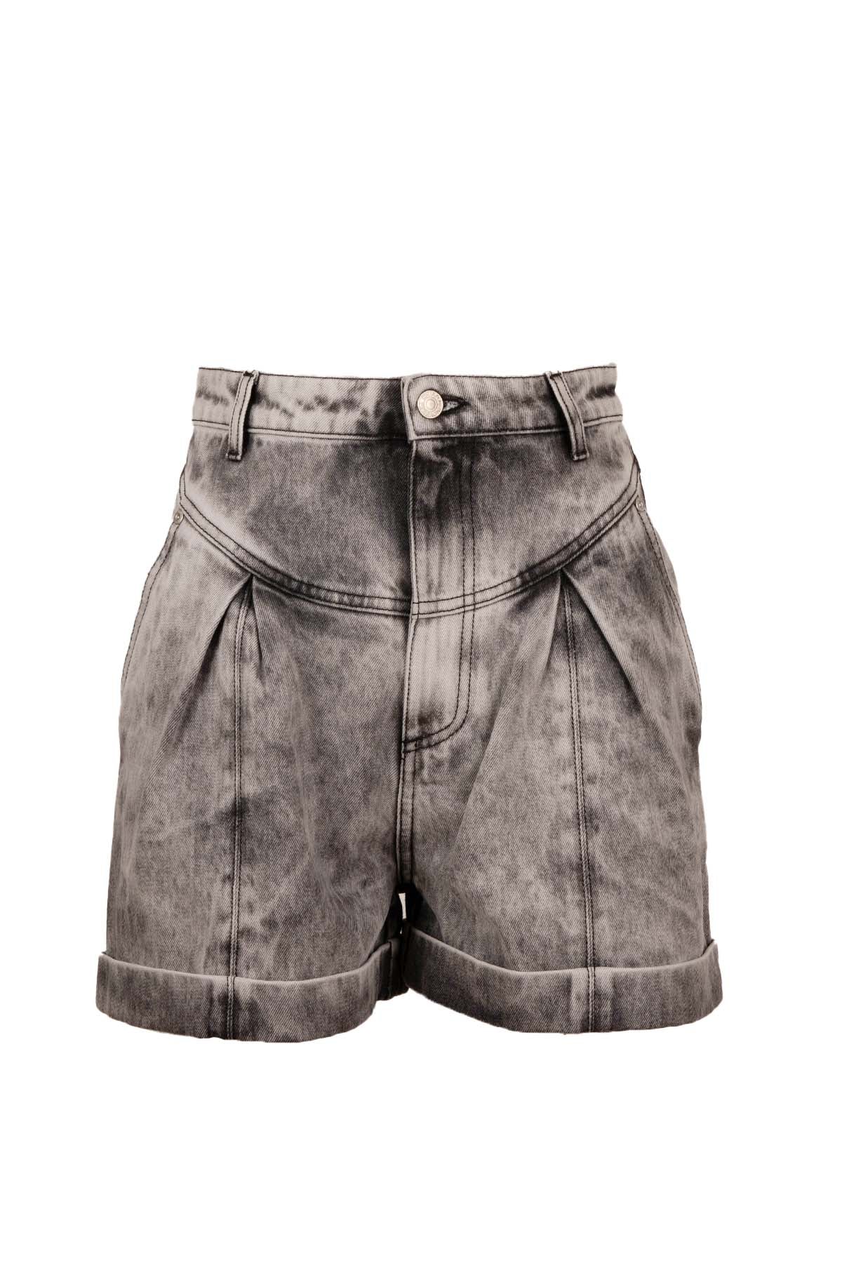 Chiara Ferragni Yıkamalı Denim Şort-Libas Trendy Fashion Store