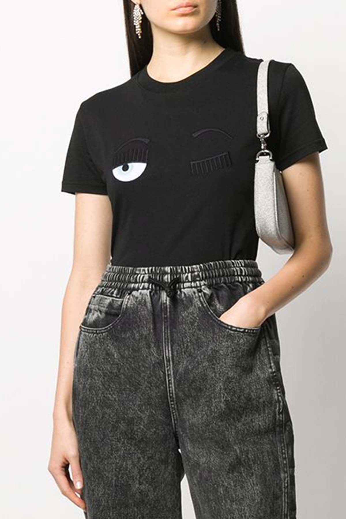 Chiara Ferragni Winking Eye T-shirt-Libas Trendy Fashion Store