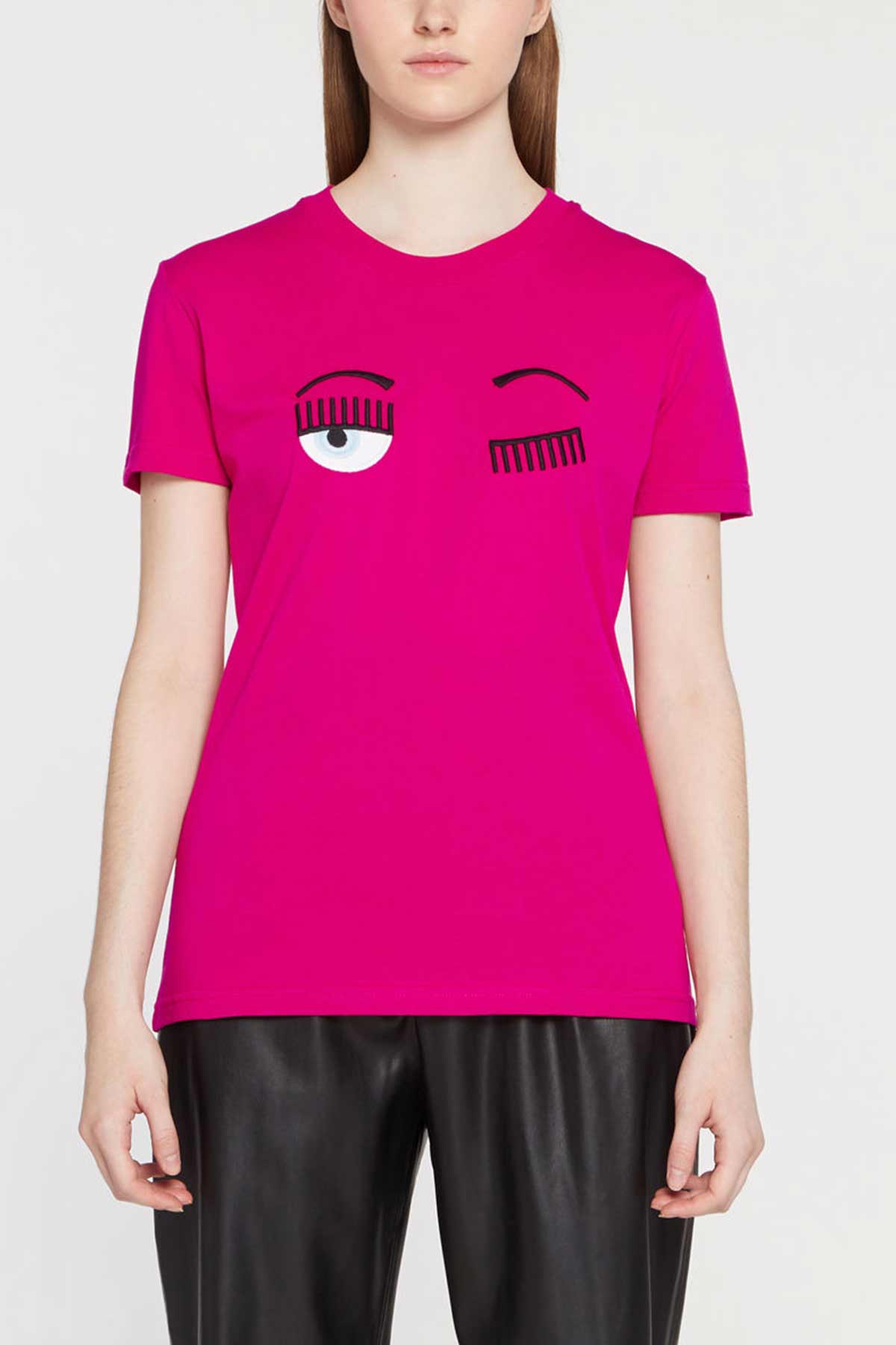 Chiara Ferragni Winking Eye T-shirt-Libas Trendy Fashion Store