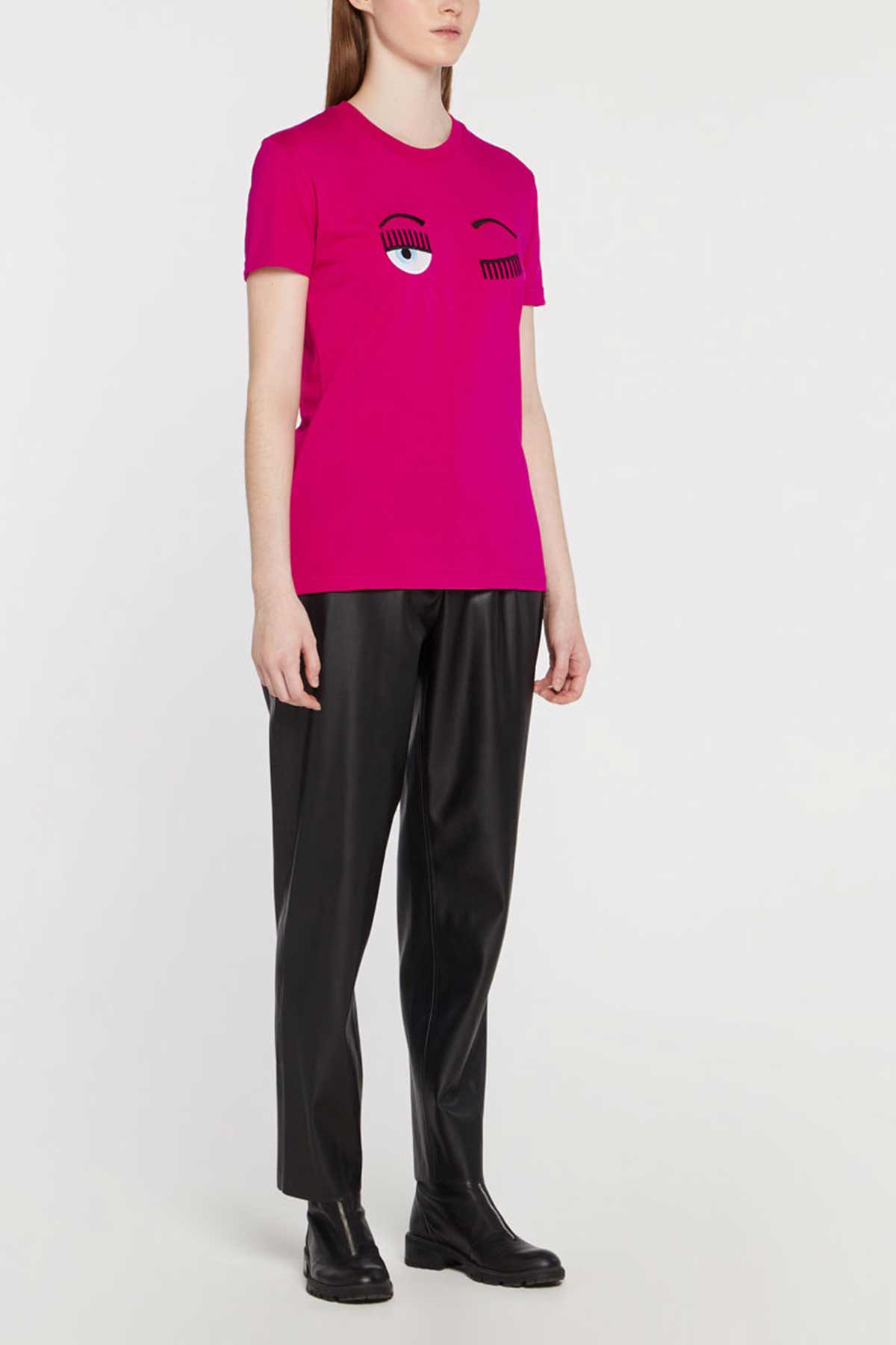 Chiara Ferragni Winking Eye T-shirt-Libas Trendy Fashion Store