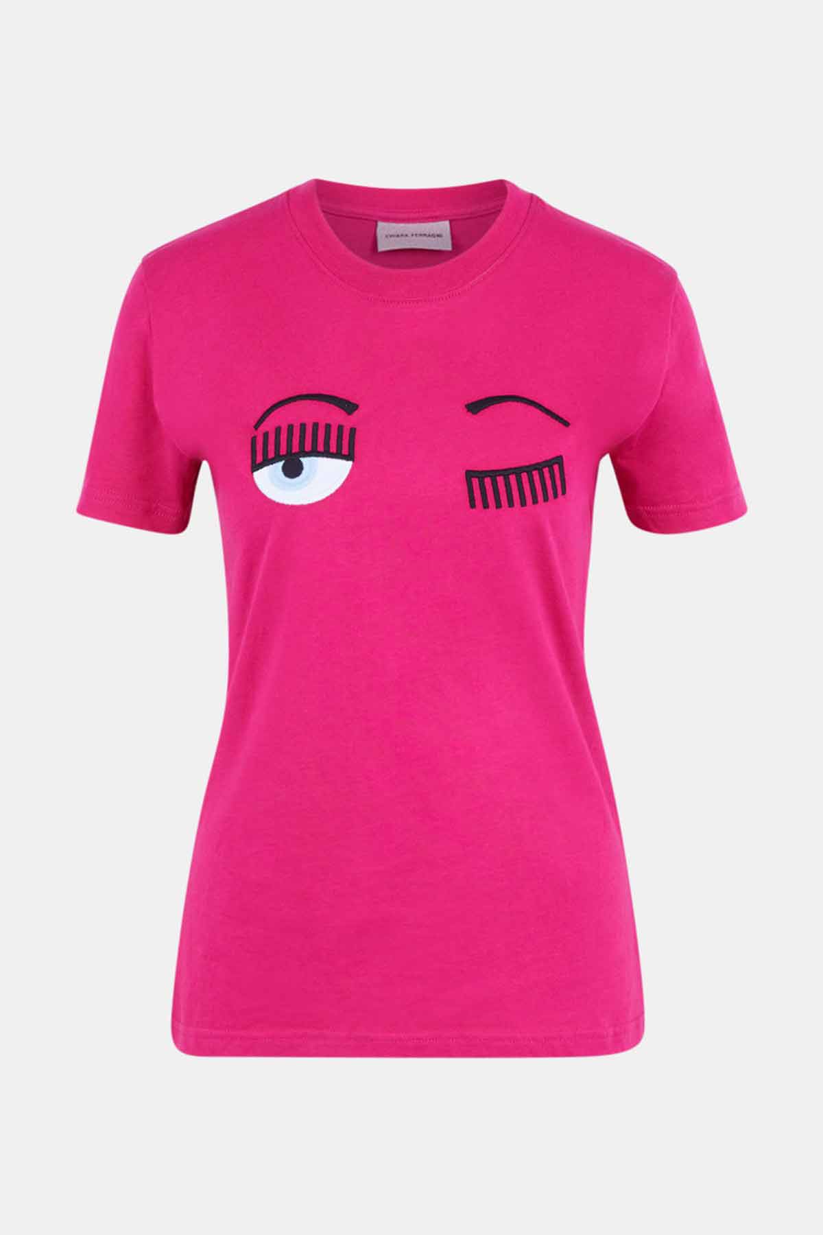 Chiara Ferragni Winking Eye T-shirt-Libas Trendy Fashion Store
