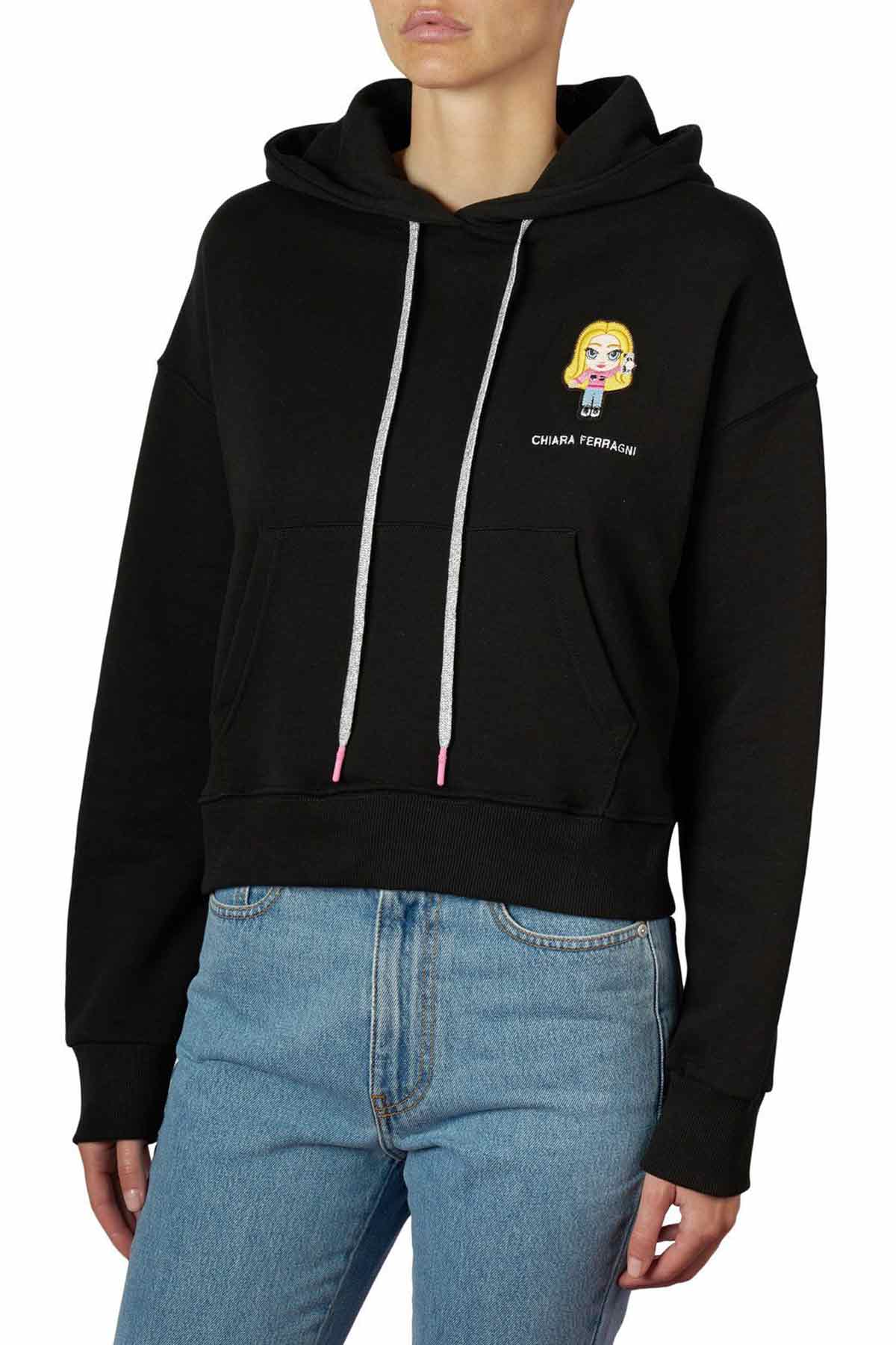 Chiara Ferragni Emoji Kapüşonlu Sweatshirt-Libas Trendy Fashion Store