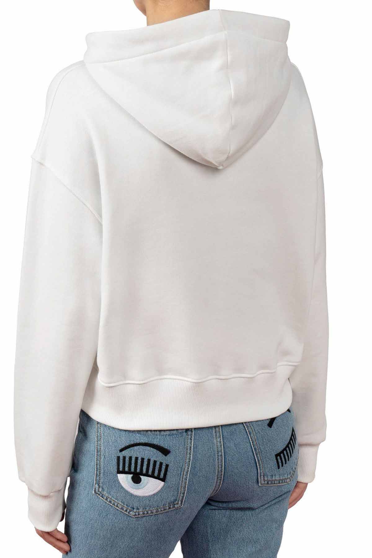 Chiara Ferragni Winking Eye Kapüşonlu Sweatshirt-Libas Trendy Fashion Store