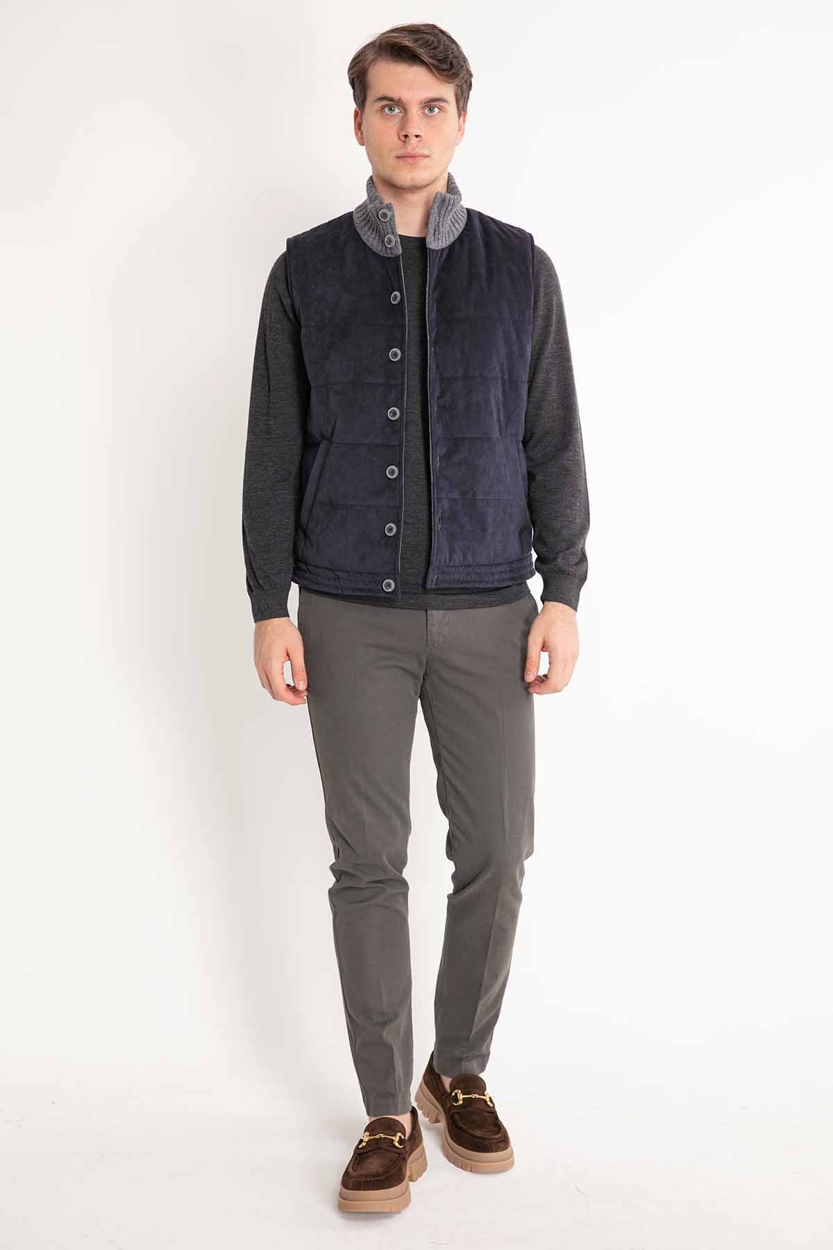 Gran Sasso Düğmeli Yelek-Libas Trendy Fashion Store