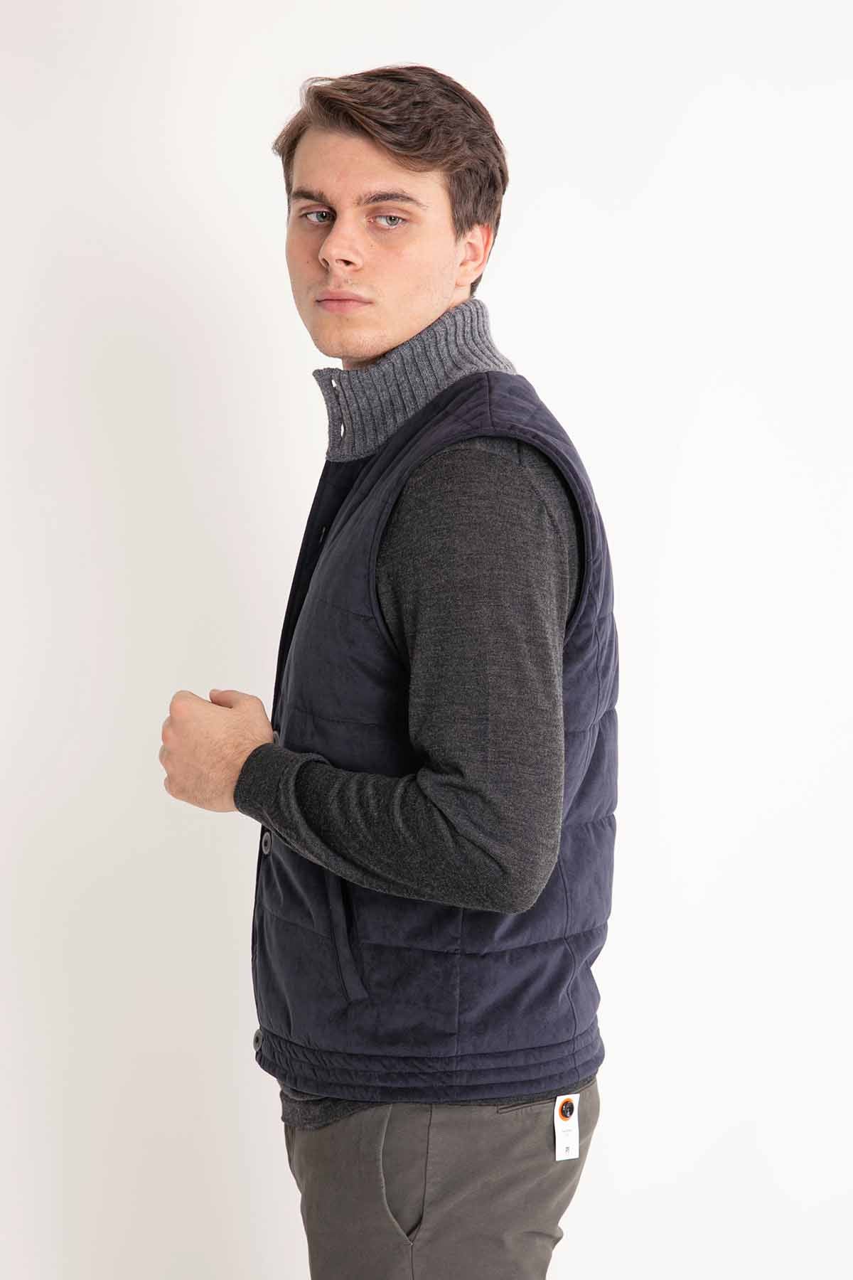 Gran Sasso Düğmeli Yelek-Libas Trendy Fashion Store