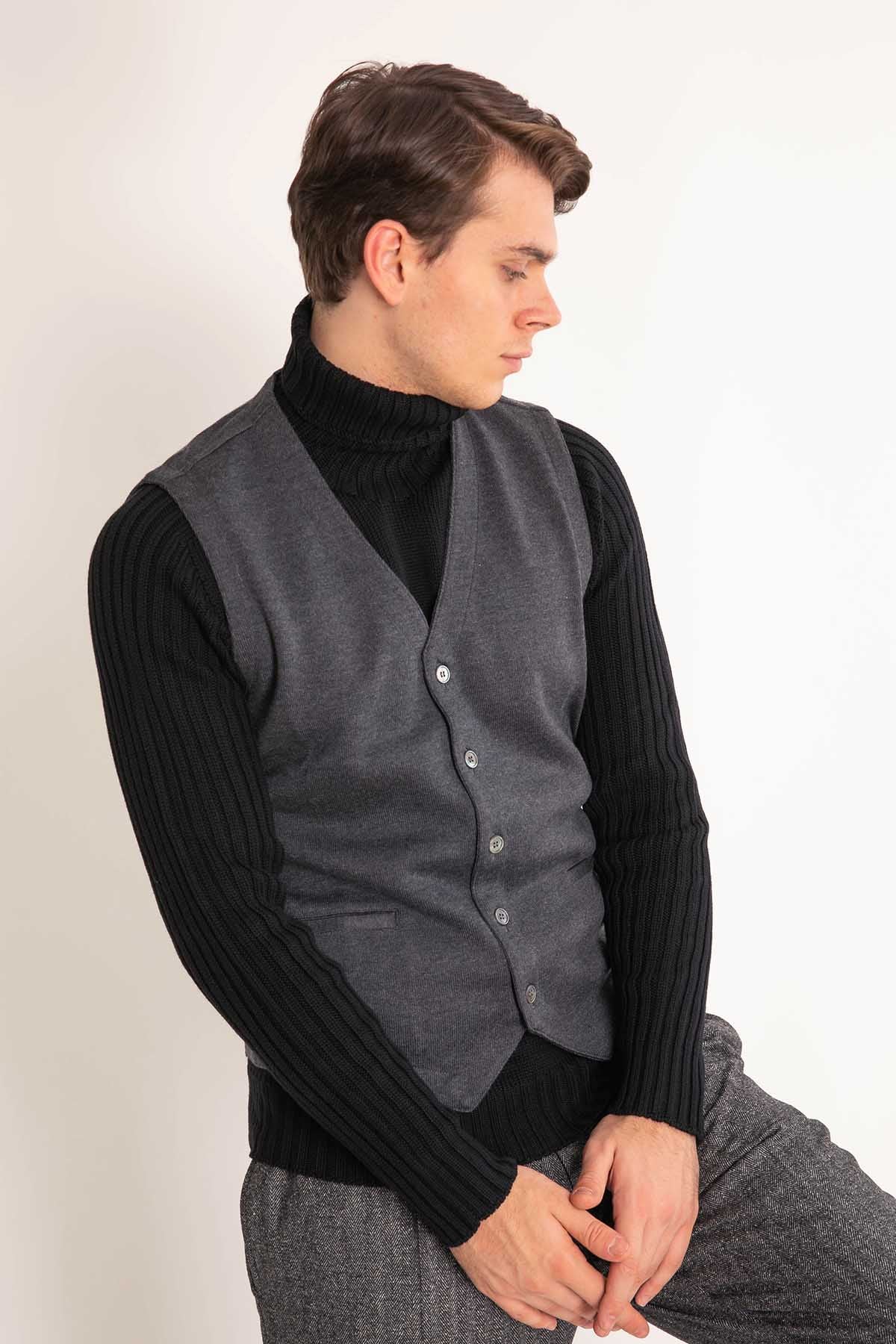 Gran Sasso Triko Yelek-Libas Trendy Fashion Store