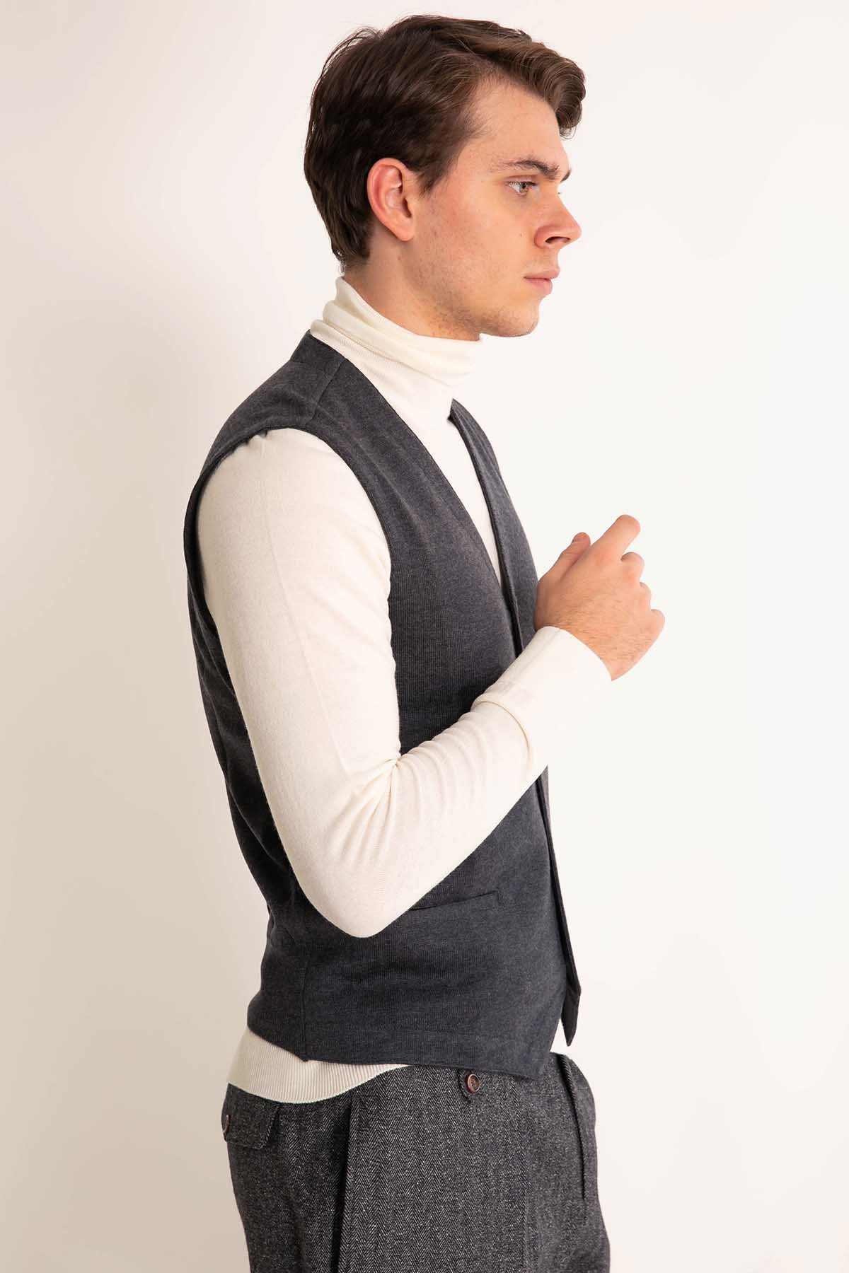 Gran Sasso Triko Yelek-Libas Trendy Fashion Store