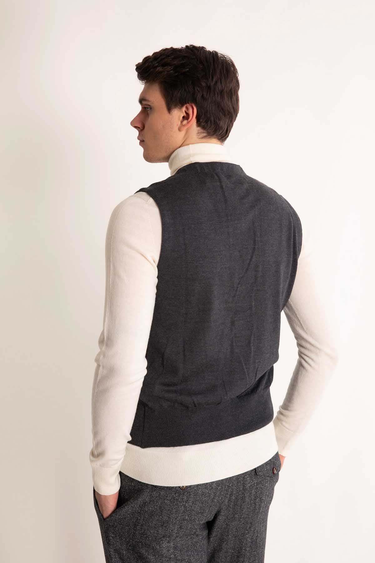 Gran Sasso Triko Yelek-Libas Trendy Fashion Store