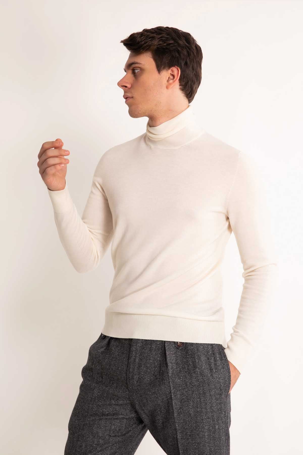 Gran Sasso Balıkçı Yaka Triko-Libas Trendy Fashion Store