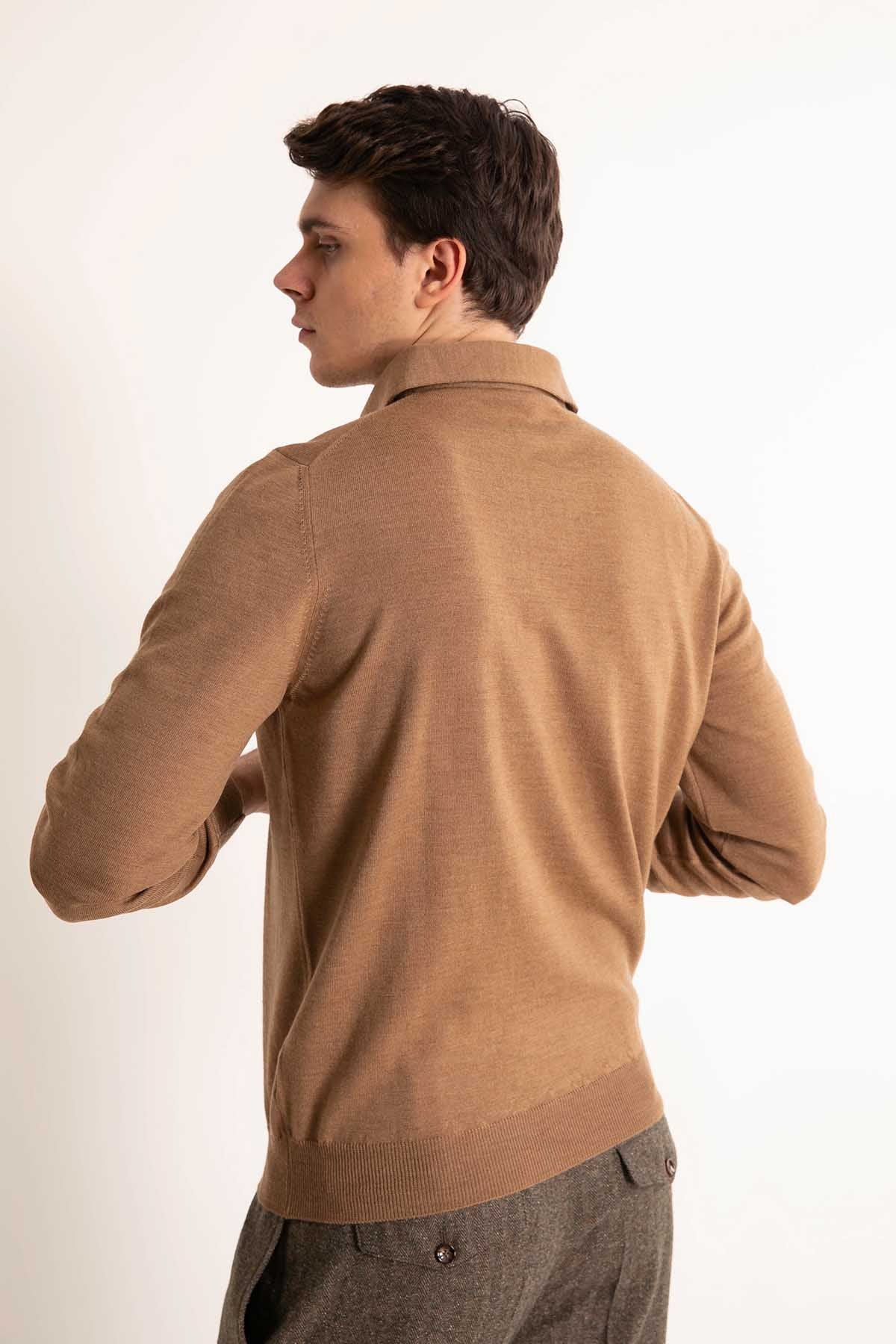 Gran Sasso Düğmeli Yaka Triko-Libas Trendy Fashion Store