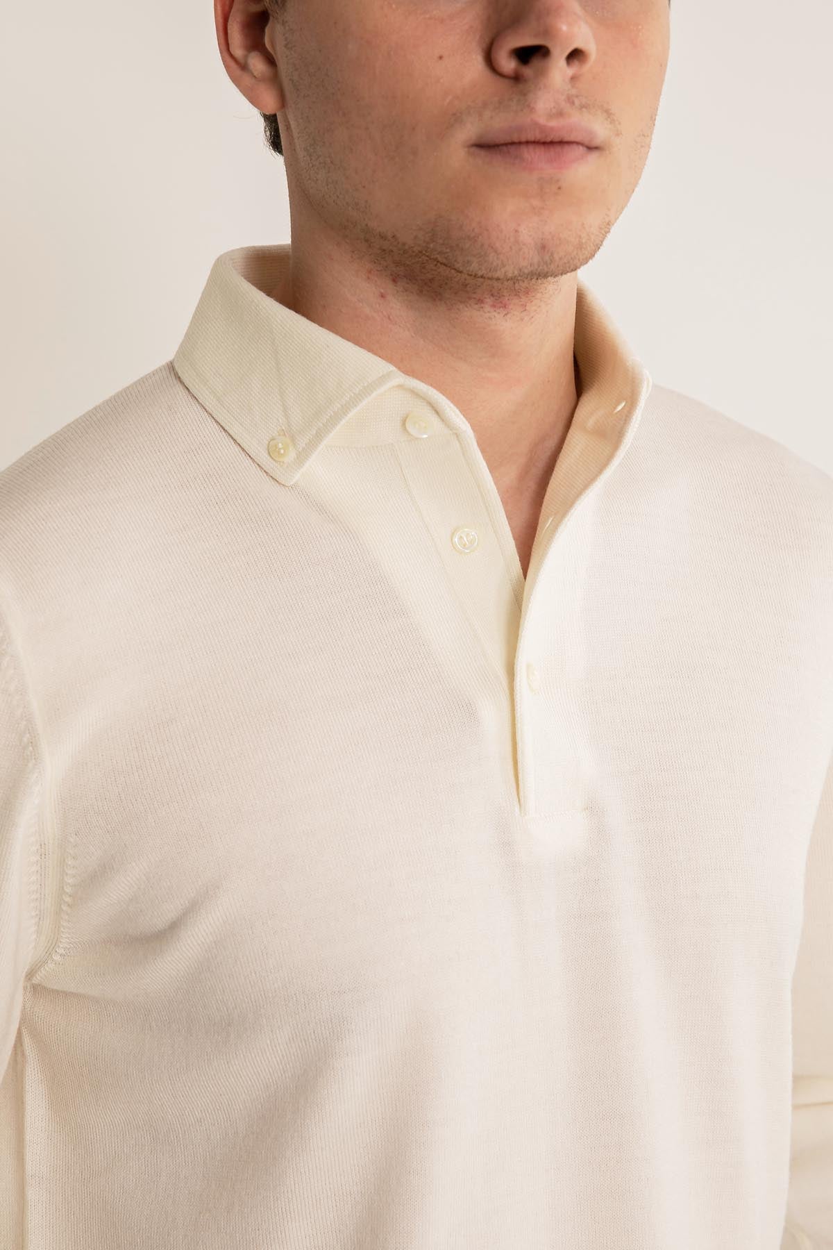 Gran Sasso Düğmeli Yaka Triko-Libas Trendy Fashion Store