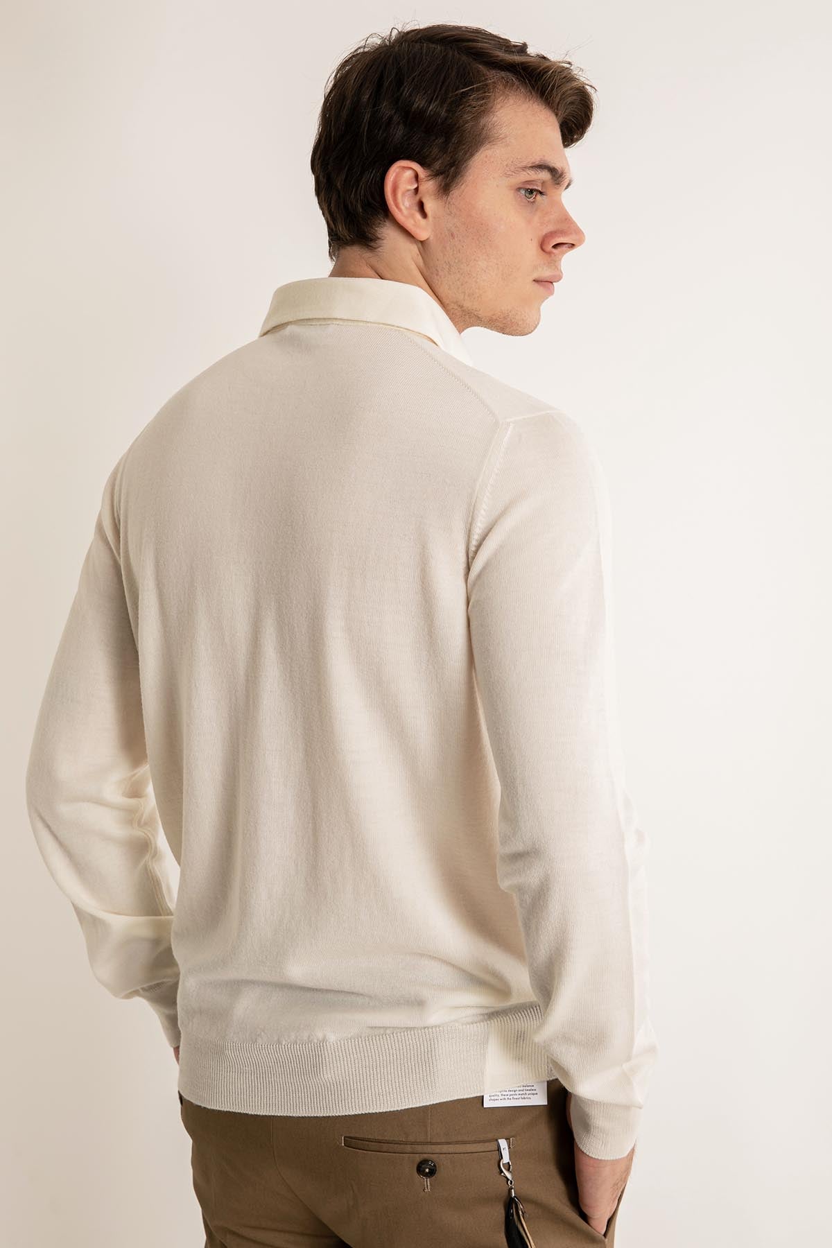 Gran Sasso Düğmeli Yaka Triko-Libas Trendy Fashion Store