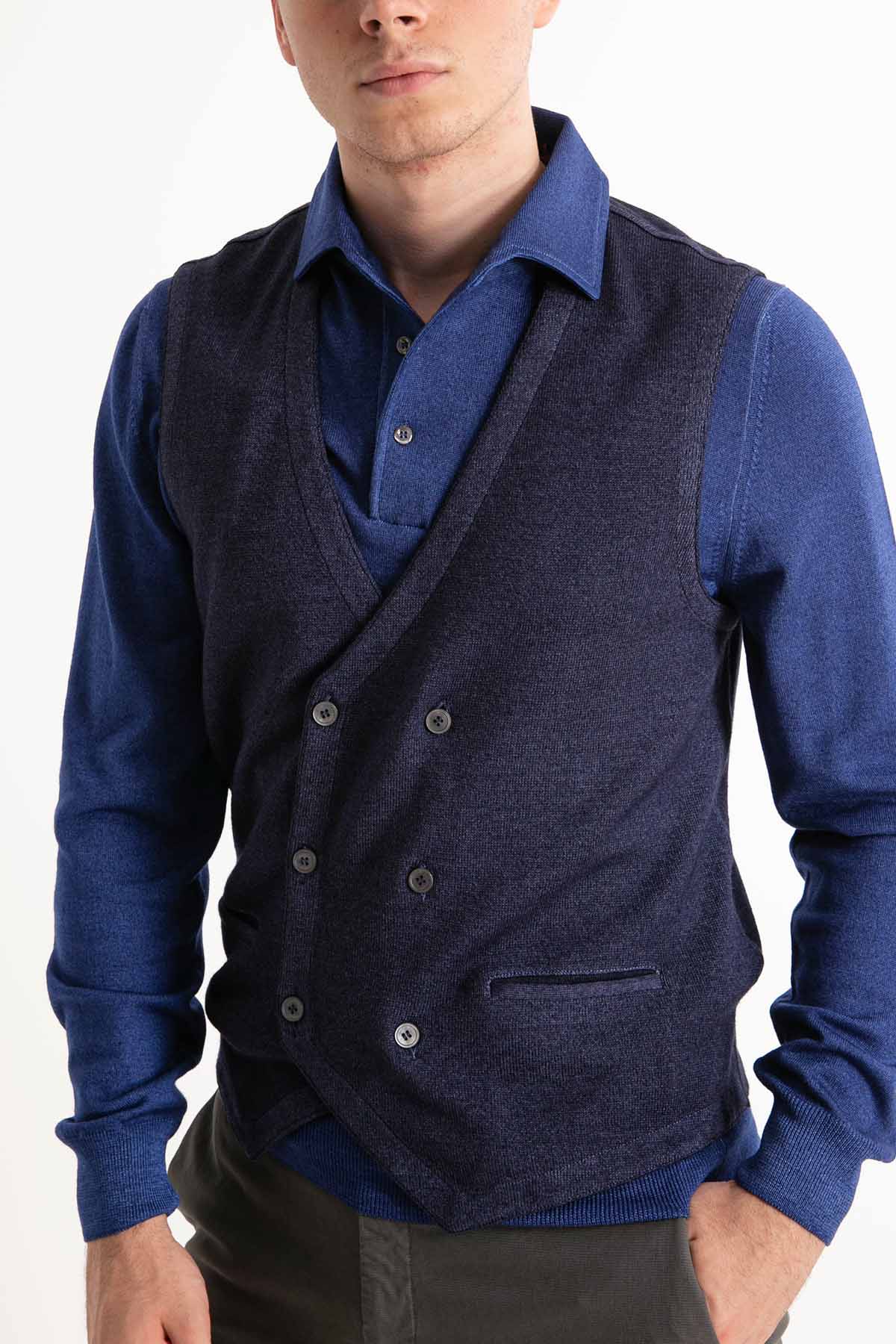 Gran Sasso Triko Kruvaze Ceket-Libas Trendy Fashion Store