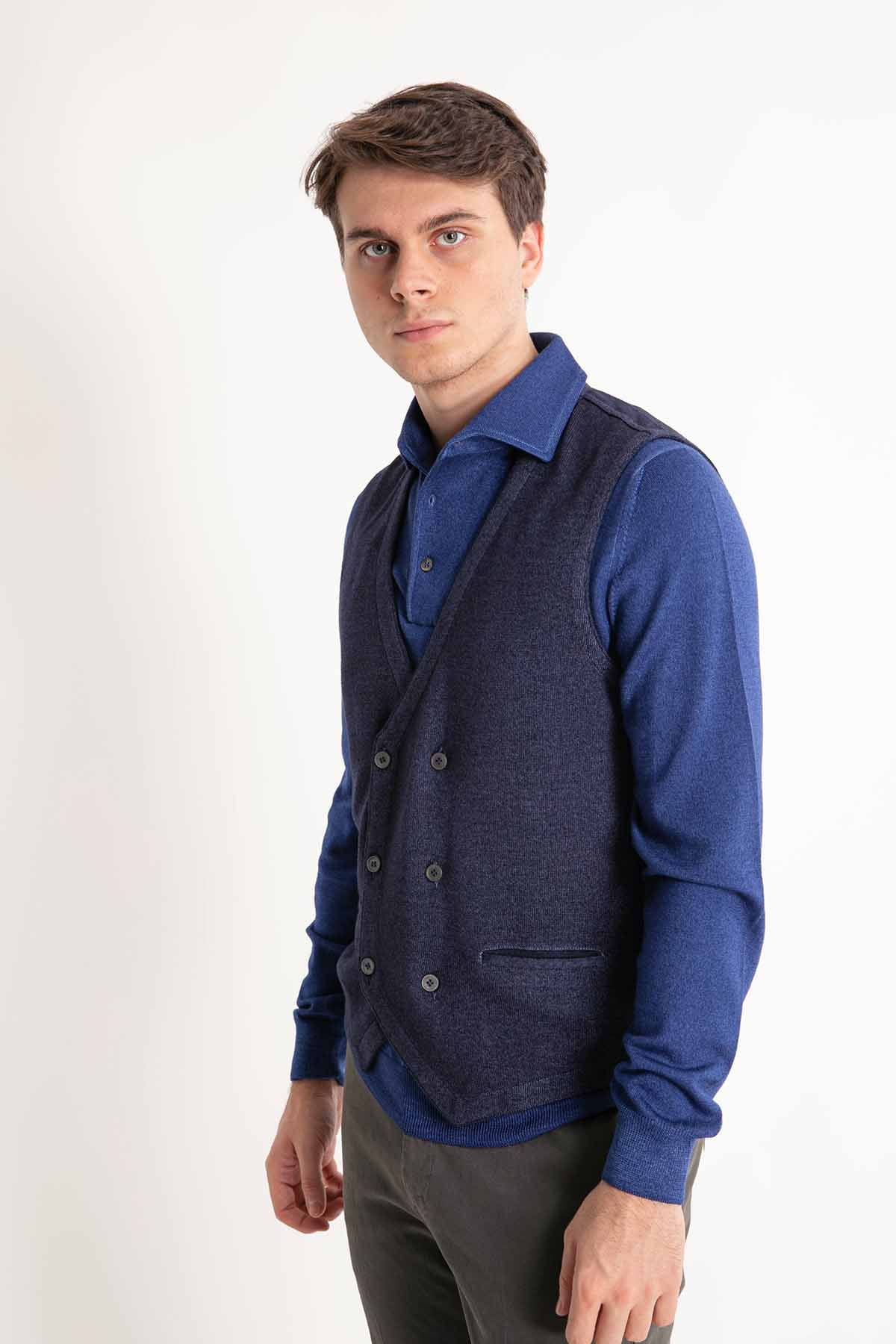 Gran Sasso Triko Kruvaze Ceket-Libas Trendy Fashion Store