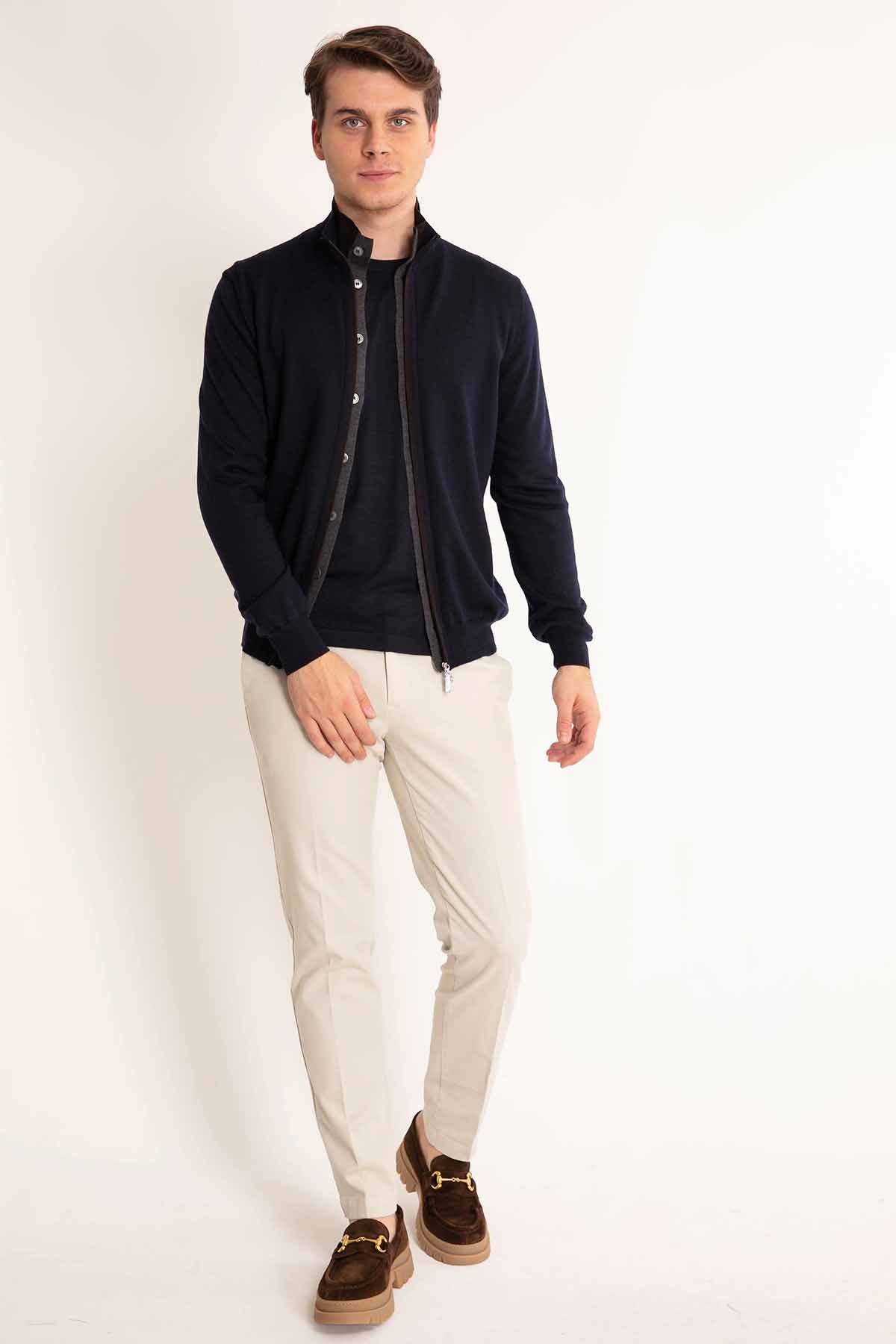 Gran Sasso Triko Ceket-Libas Trendy Fashion Store