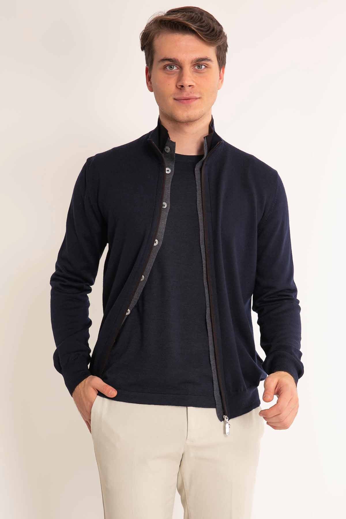 Gran Sasso Triko Ceket-Libas Trendy Fashion Store