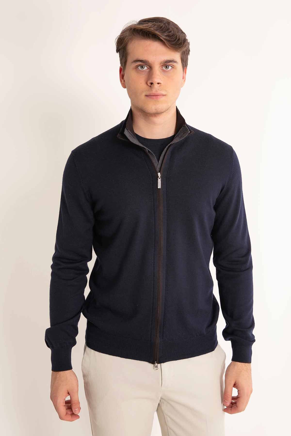 Gran Sasso Triko Ceket-Libas Trendy Fashion Store