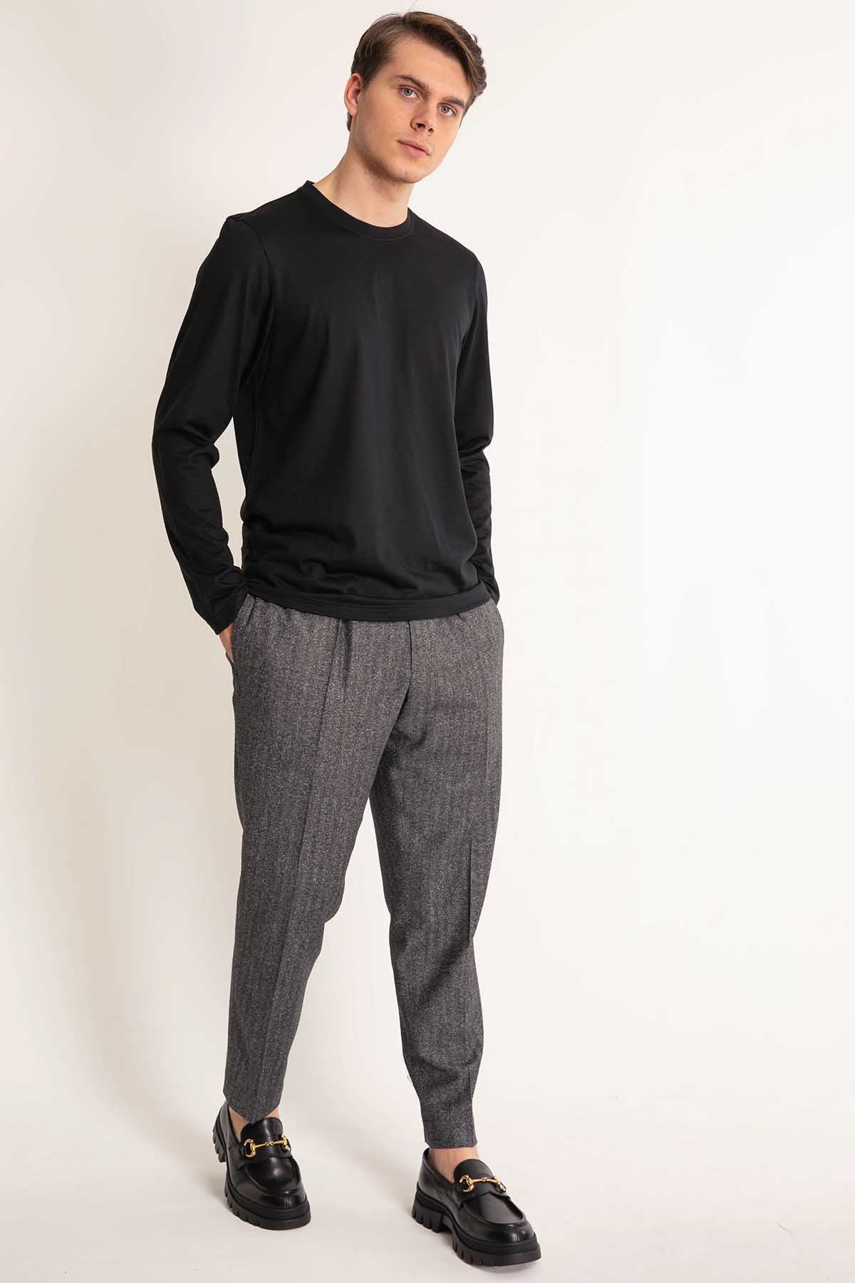 Gran Sasso Yuvarlak Yaka Triko-Libas Trendy Fashion Store