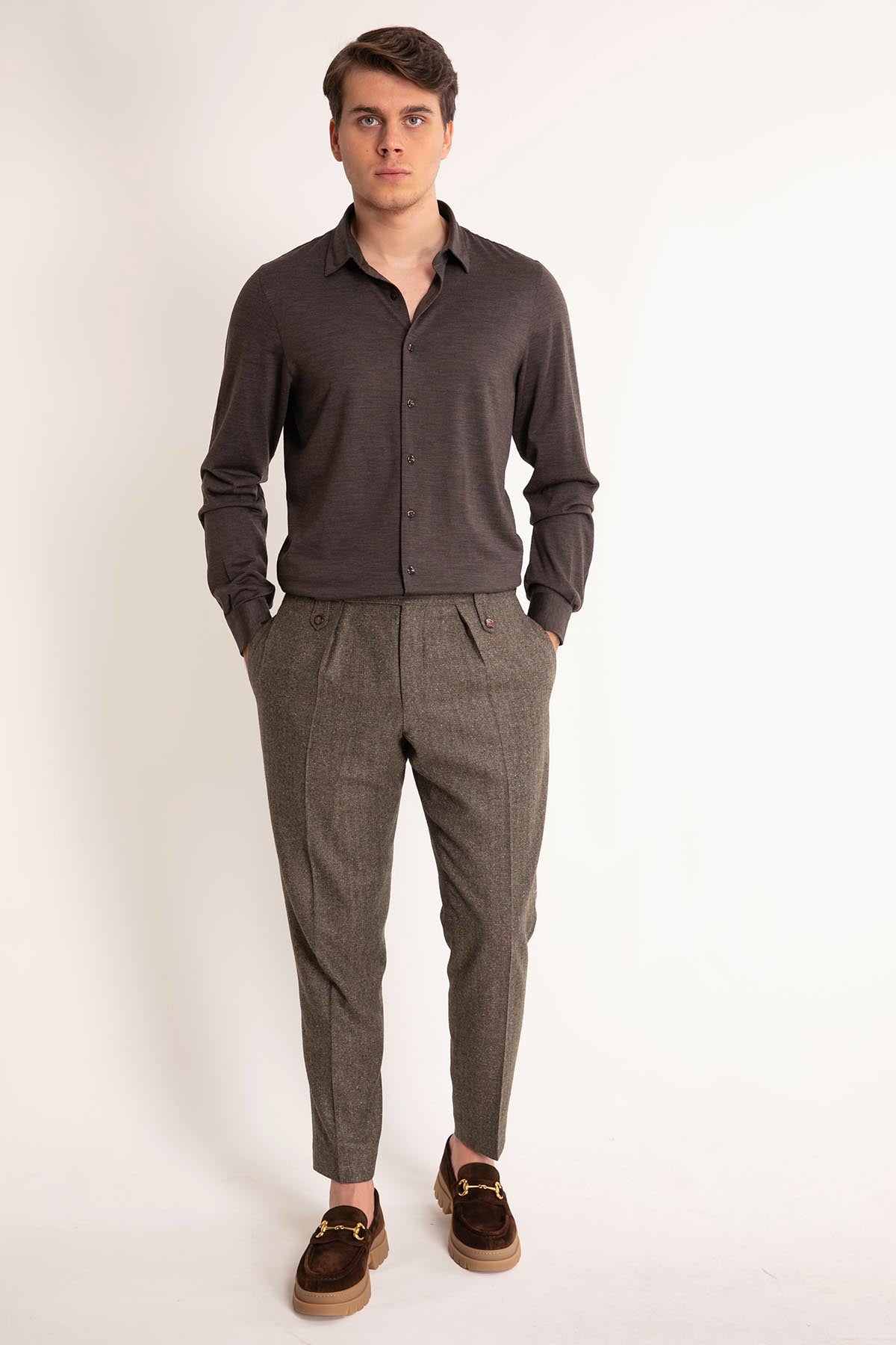 Gran Sasso Yün Gömlek-Libas Trendy Fashion Store