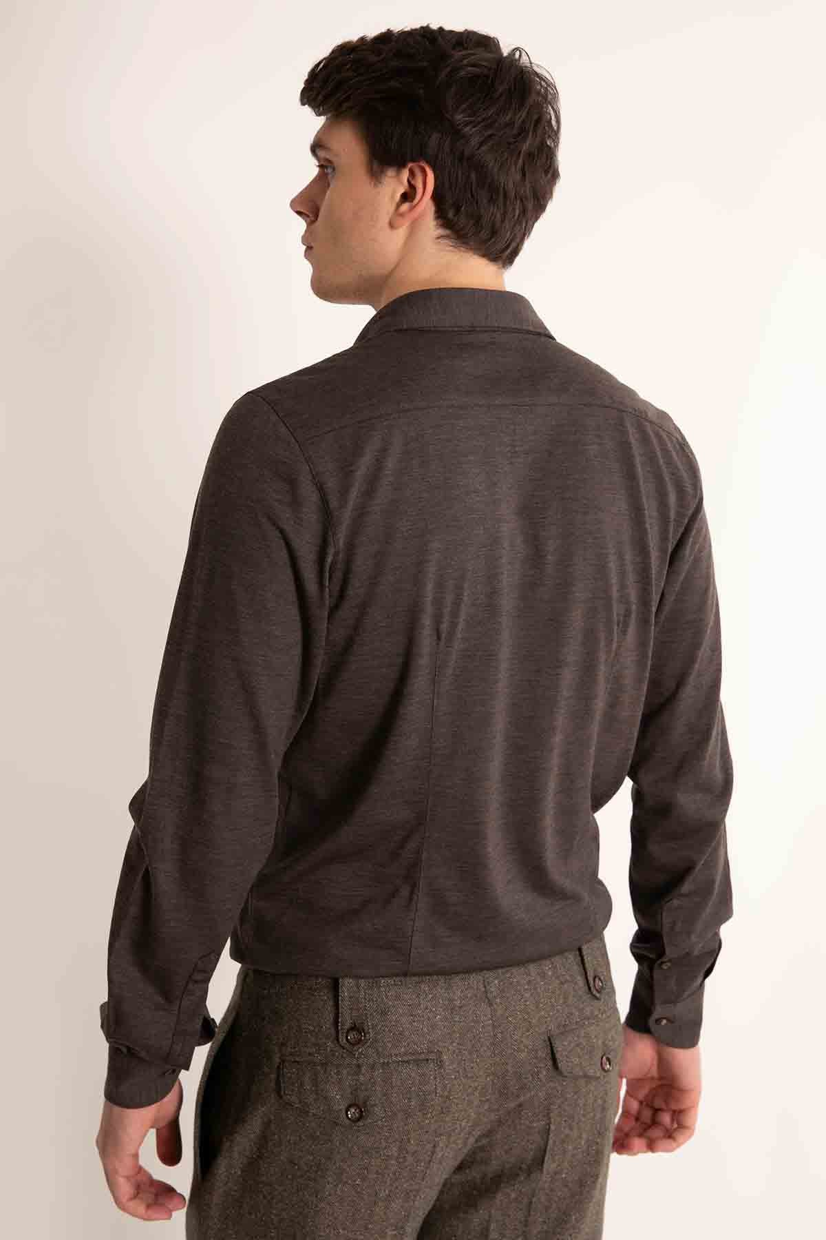 Gran Sasso Yün Gömlek-Libas Trendy Fashion Store