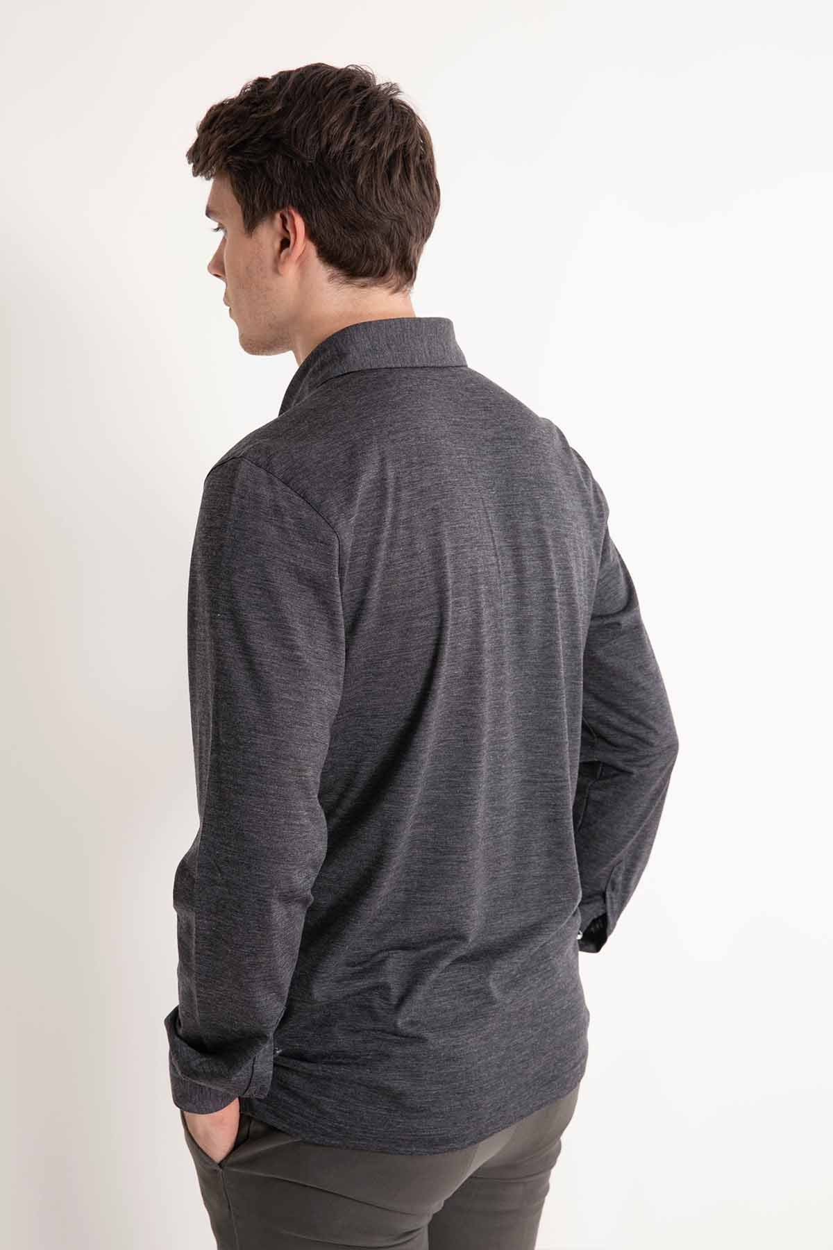 Gran Sasso Düğmeli Yaka Triko-Libas Trendy Fashion Store