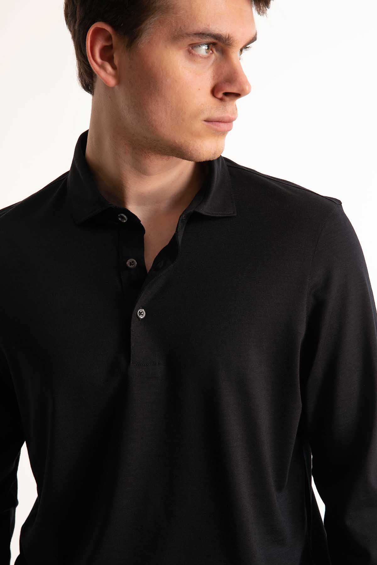 Gran Sasso Düğmeli Yaka Triko-Libas Trendy Fashion Store