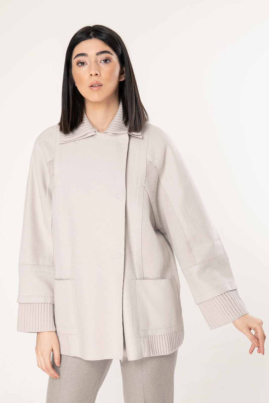 Tonet İpek ve Kaşmirli Triko Ceket-Libas Trendy Fashion Store