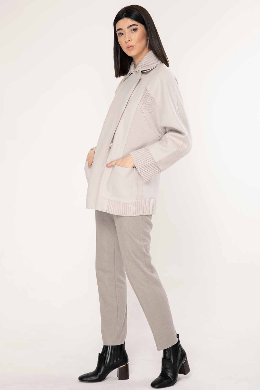 Tonet İpek ve Kaşmirli Triko Ceket-Libas Trendy Fashion Store