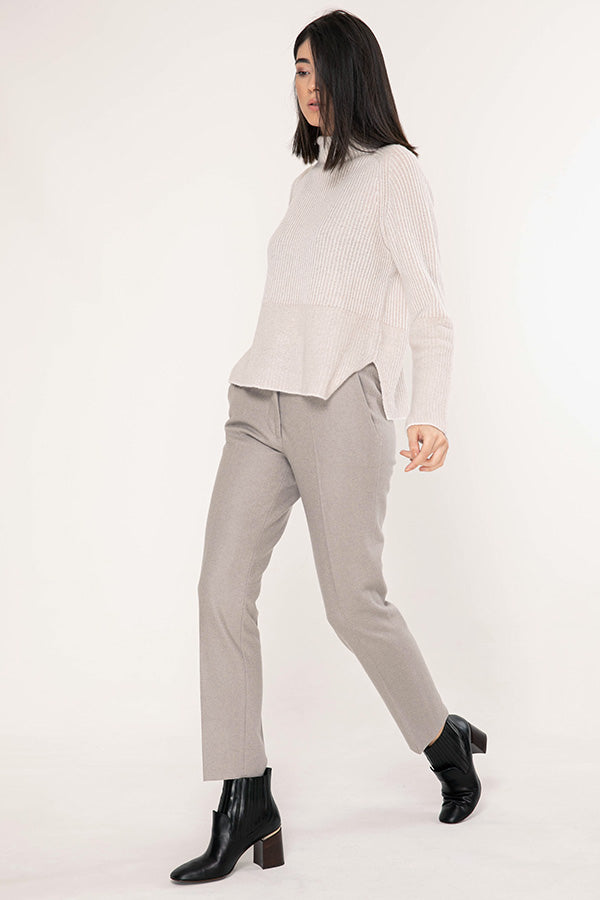 Tonet Yarım Balıkçı Yaka İpek Ve Kaşmirli Triko-Libas Trendy Fashion Store