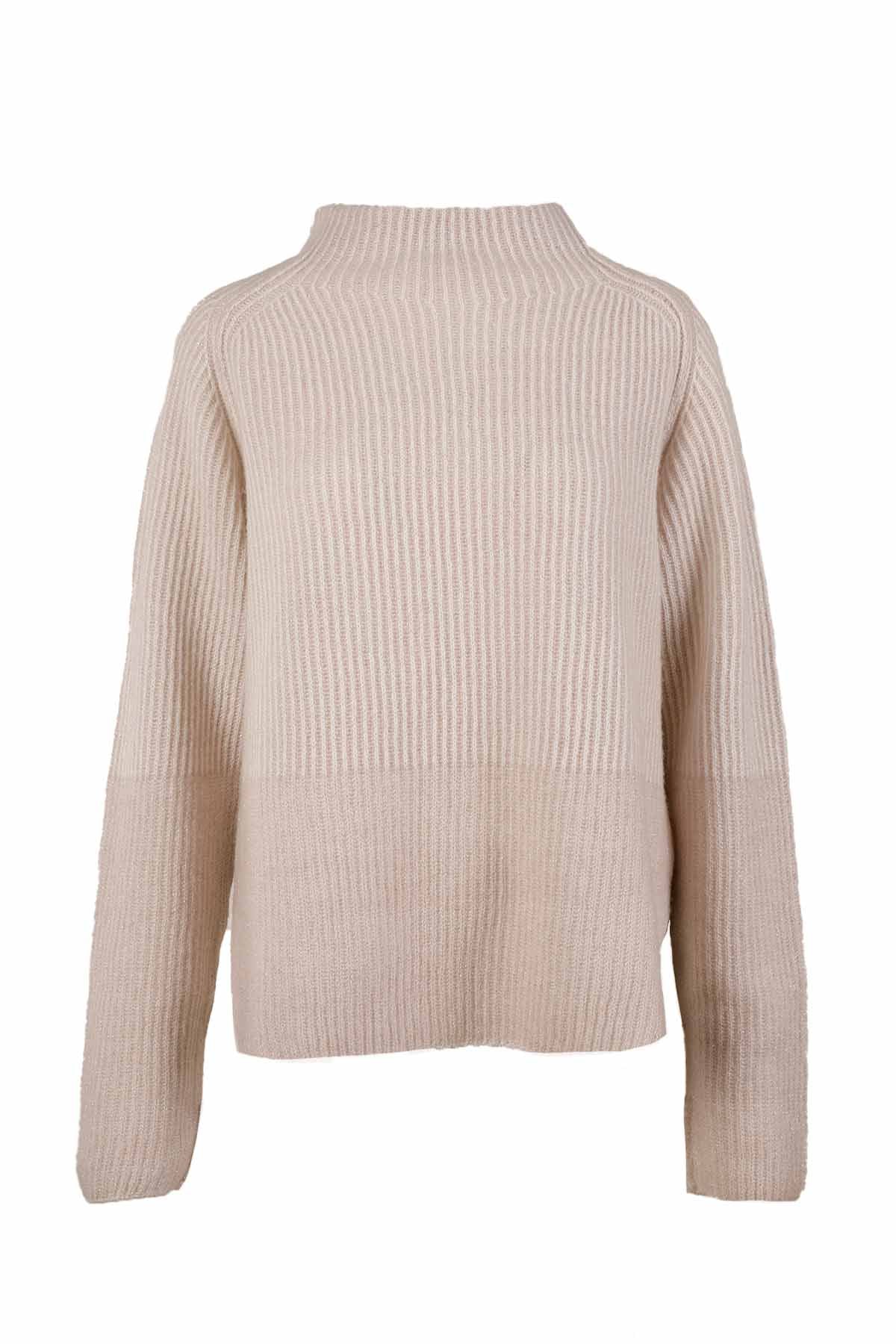 Tonet Yarım Balıkçı Yaka İpek Ve Kaşmirli Triko-Libas Trendy Fashion Store