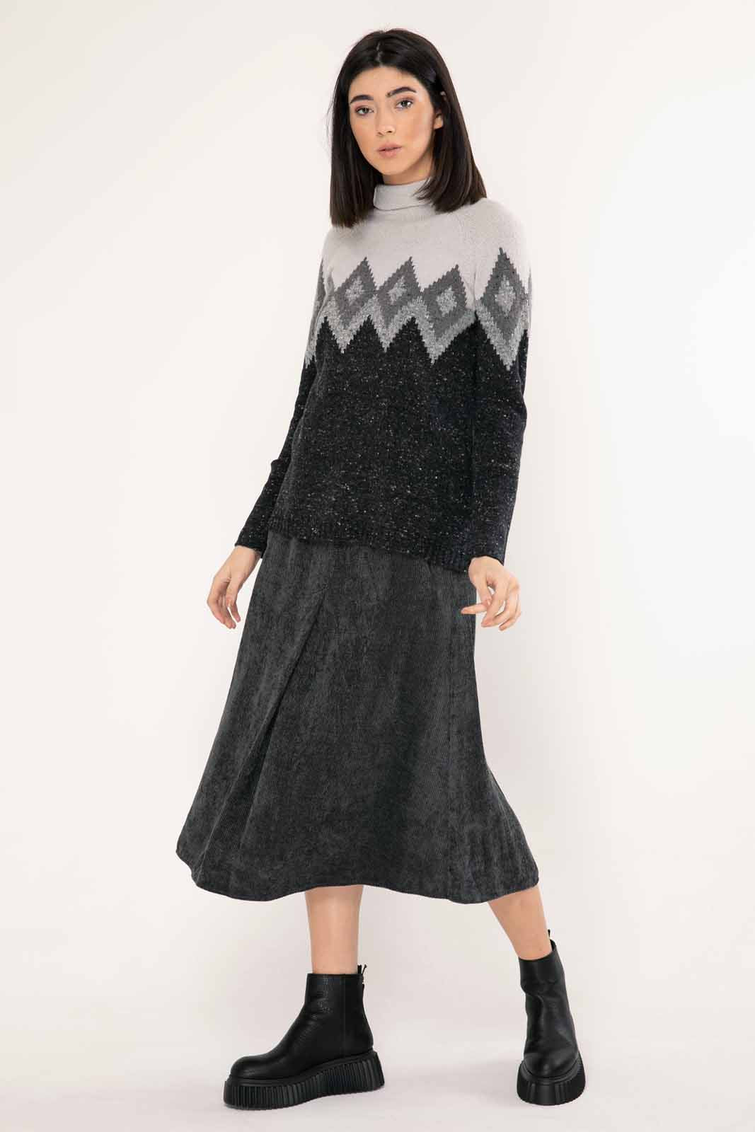 Tonet Balıkçı Yaka Kaşmirli Triko-Libas Trendy Fashion Store